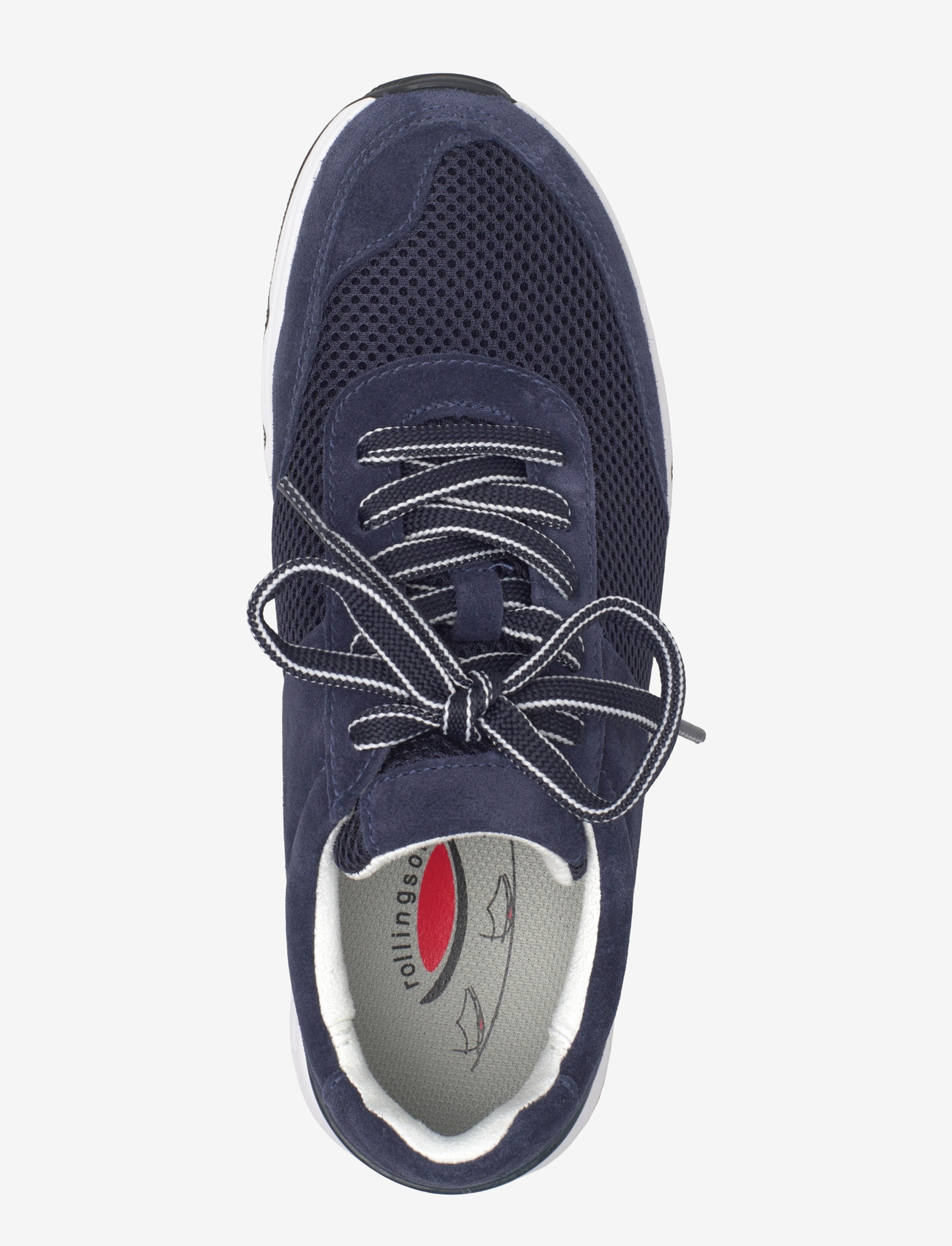 Gabor - rollingsoft sneaker - low top sneakers - blue - 3