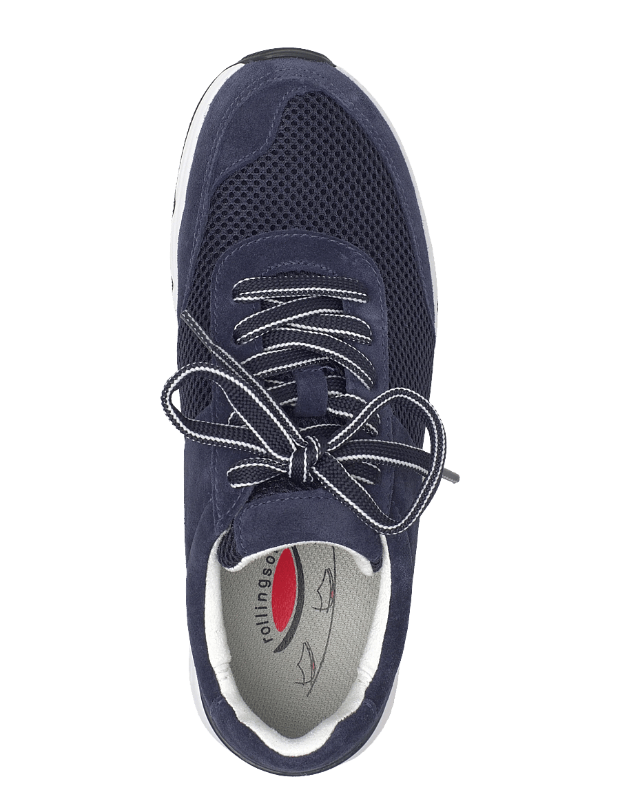 Gabor - rollingsoft sneaker - lave sneakers - blue - 3