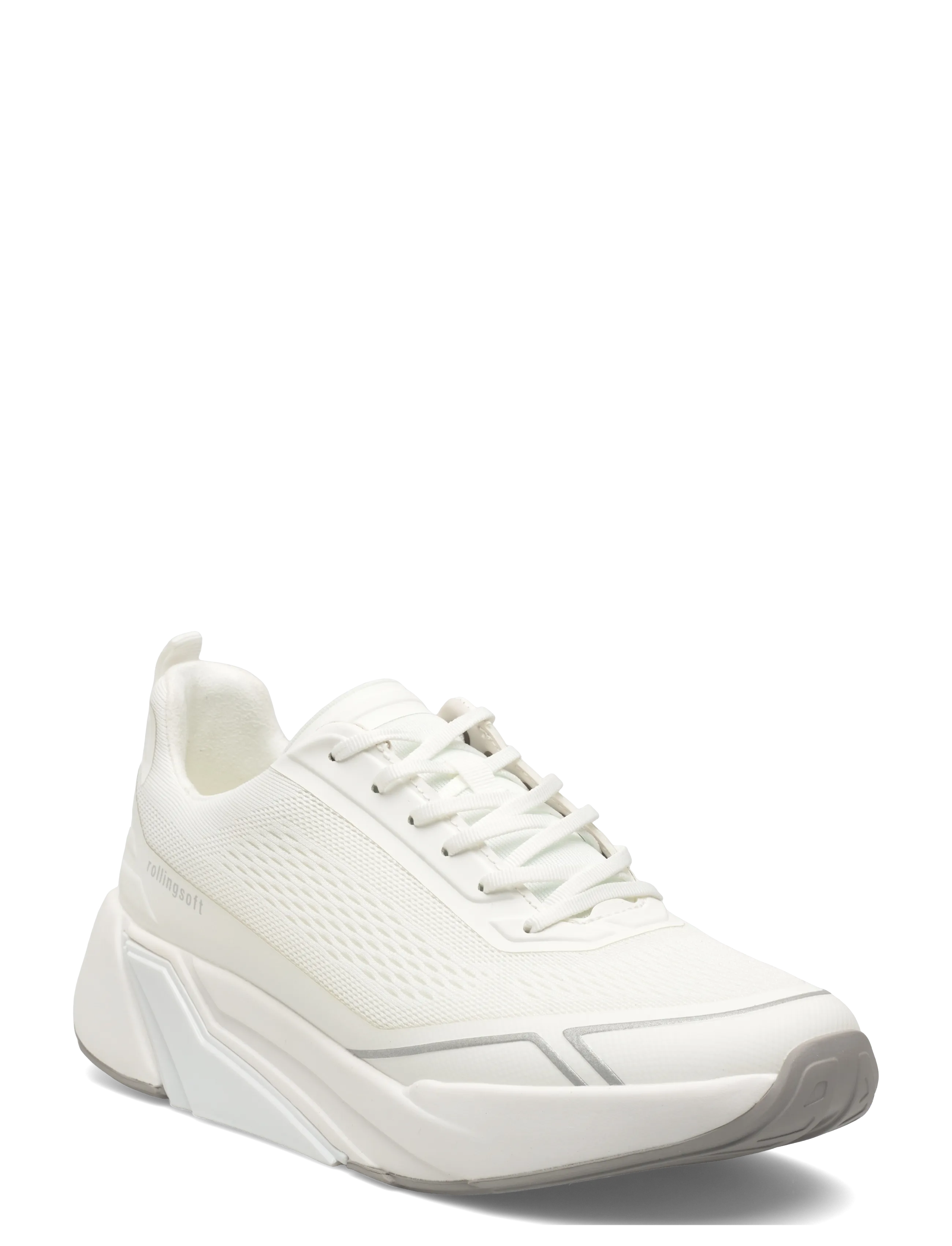 Gabor Rollingsoft Sneaker, 38.5, White, Sneakers > Sneakers Med Lav Top, Dame