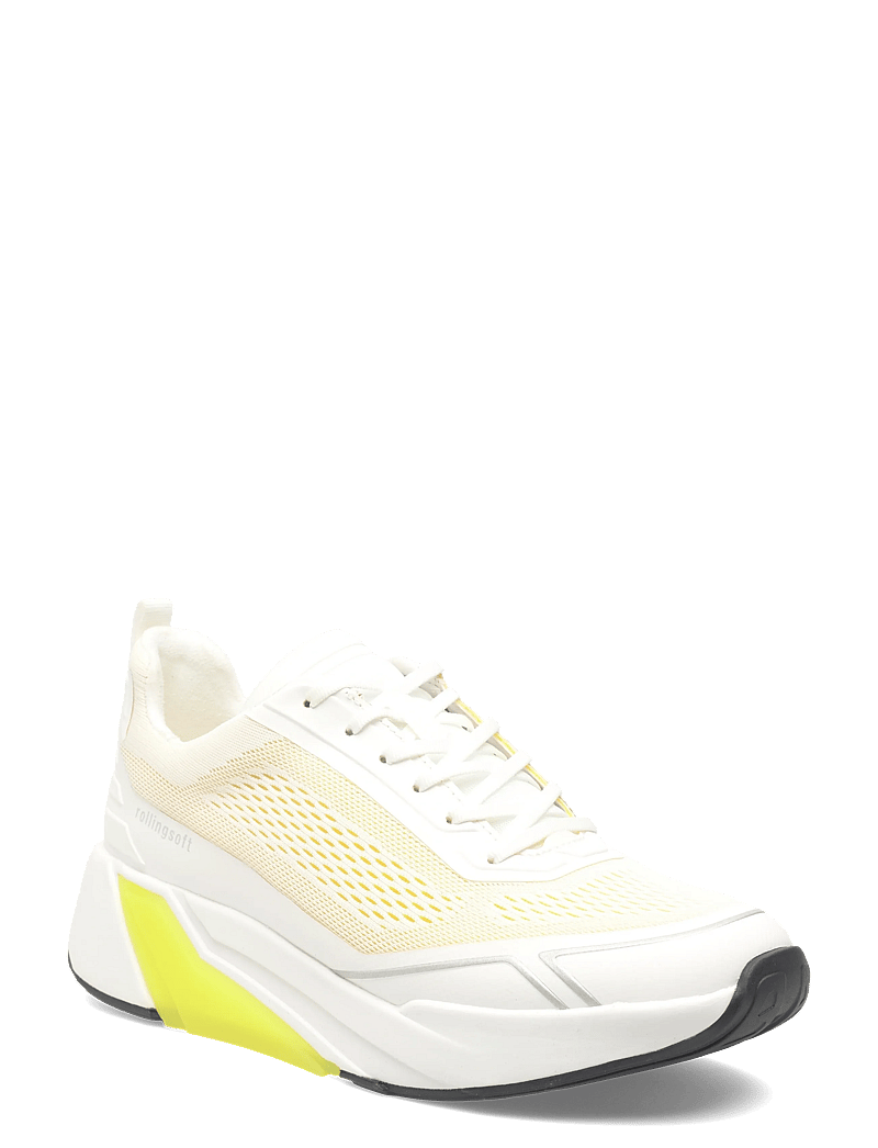 Gabor - rollingsoft sneaker - konfirmation - white, yellow - 0