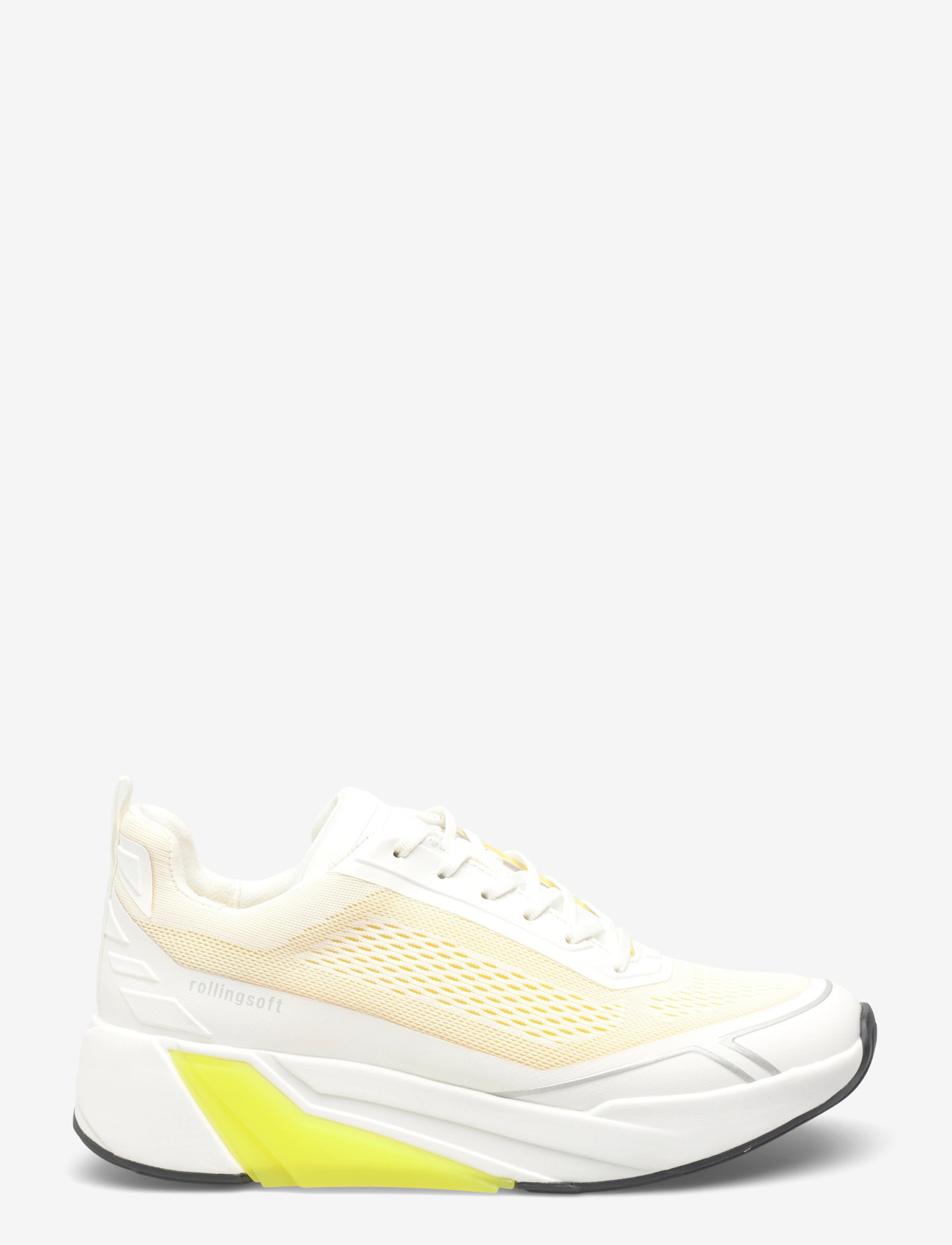 Gabor - rollingsoft sneaker - robustsed tossud - white, yellow - 1
