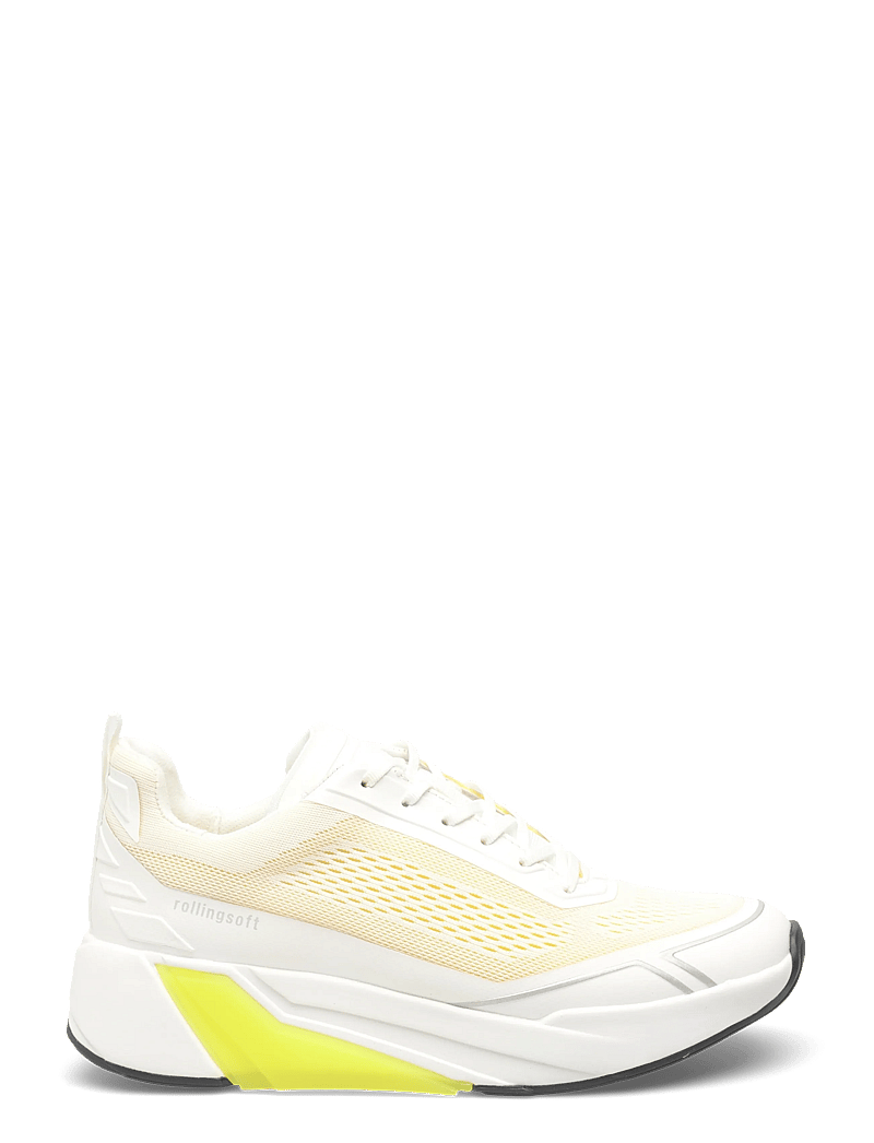 Gabor - rollingsoft sneaker - konfirmation - white, yellow - 1