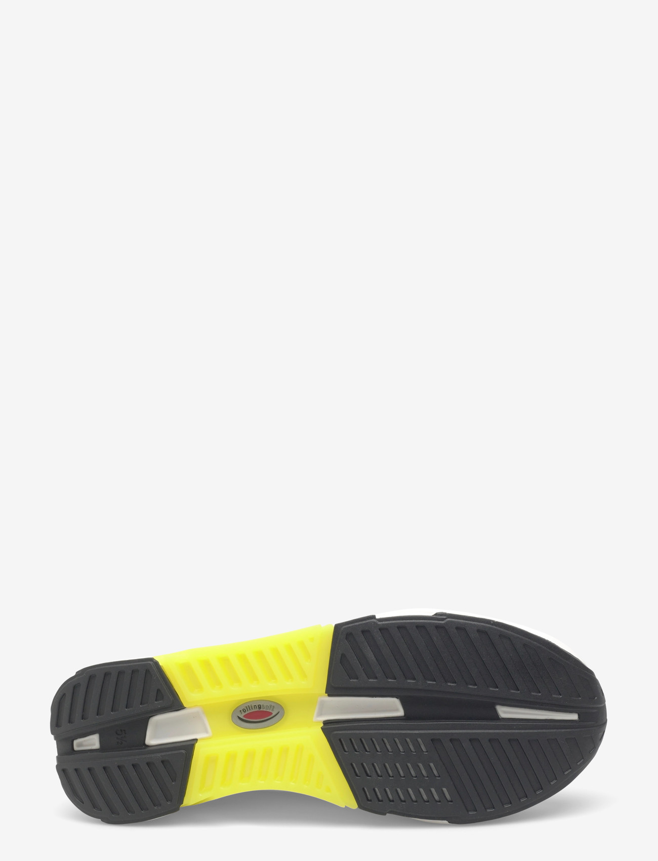 Gabor - rollingsoft sneaker - robustsed tossud - white, yellow - 4