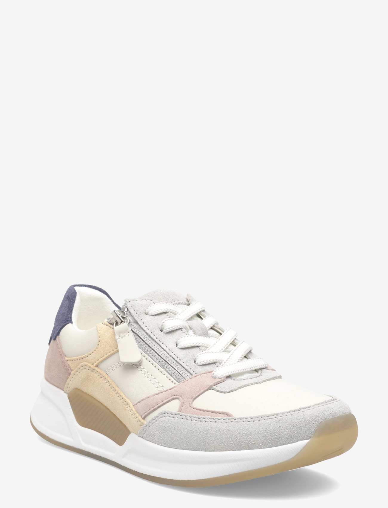 Gabor - rollingsoft sneaker - niedrige sneakers - light grey, off white, soft yellow, dusty rose, blue - 0