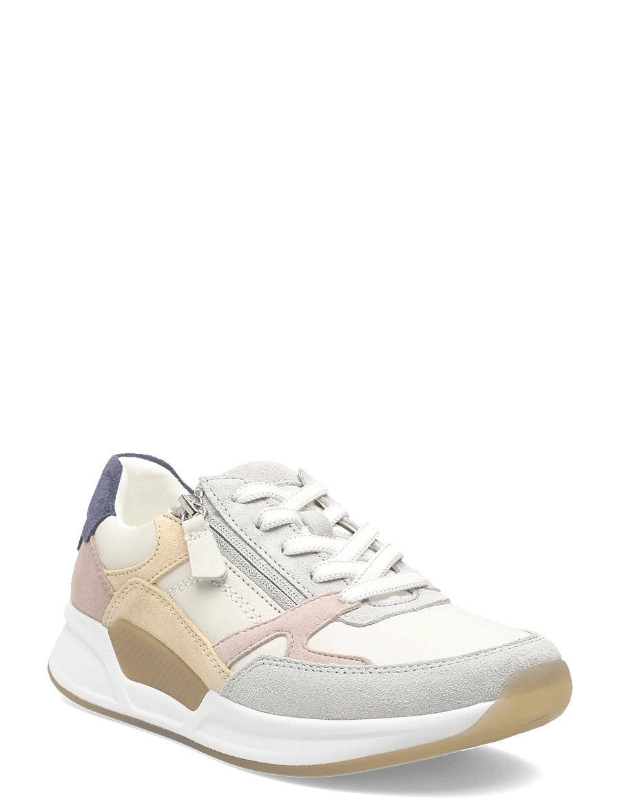 Gabor - rollingsoft sneaker - niedrige sneaker - light grey, off white, soft yellow, dusty rose, blue - 0