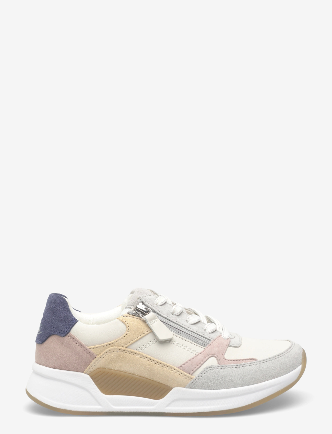 Gabor - rollingsoft sneaker - niedrige sneakers - light grey, off white, soft yellow, dusty rose, blue - 1