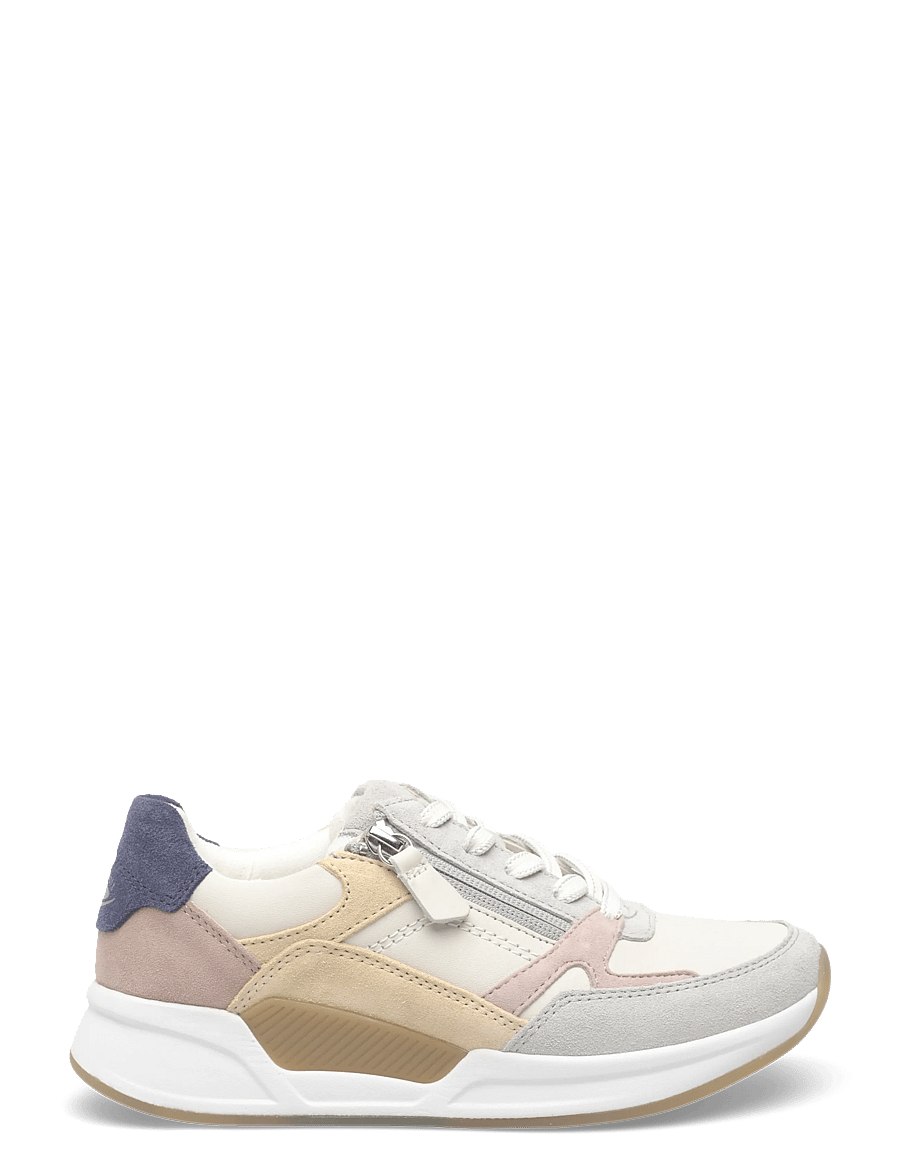 Gabor - rollingsoft sneaker - niedrige sneaker - light grey, off white, soft yellow, dusty rose, blue - 1