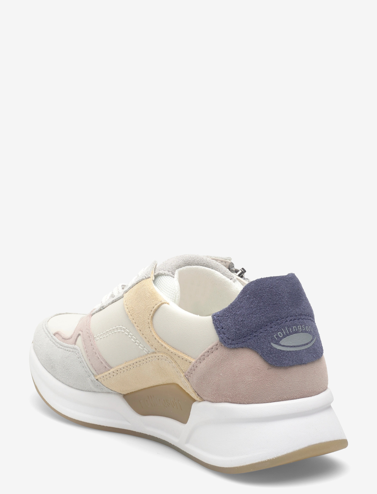 Gabor - rollingsoft sneaker - niedrige sneakers - light grey, off white, soft yellow, dusty rose, blue - 2