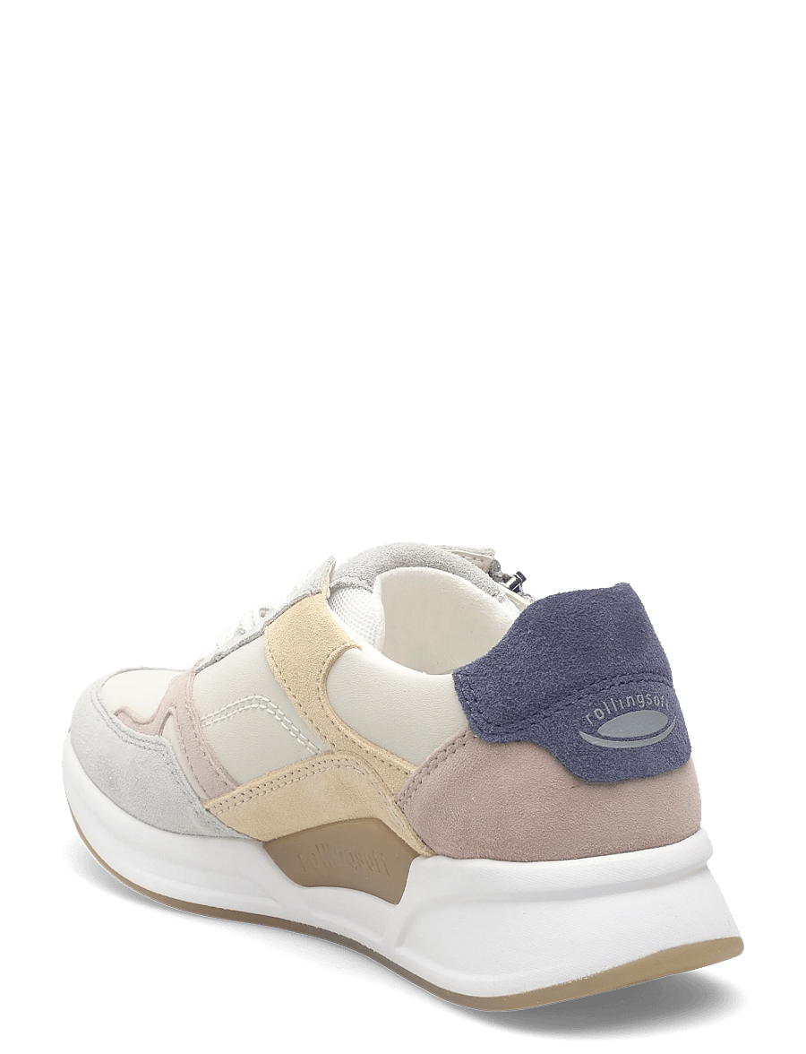 Gabor - rollingsoft sneaker - niedrige sneaker - light grey, off white, soft yellow, dusty rose, blue - 2