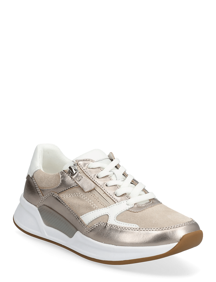 Gabor - rollingsoft sneaker - madala säärega tossud - soft gold, sand, creme - 0