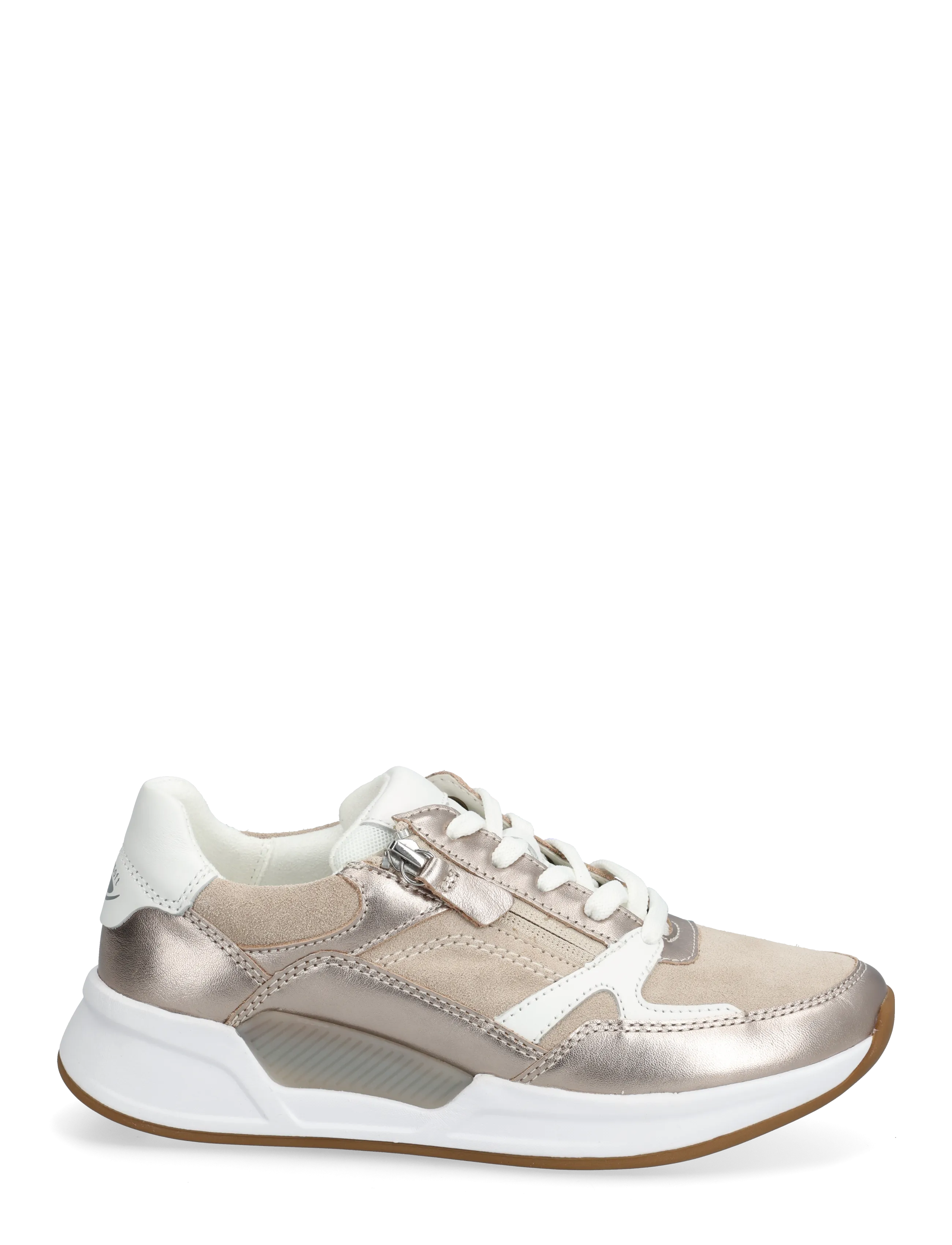 Gabor - rollingsoft sneaker - lave sneakers - soft gold, sand, creme - 1