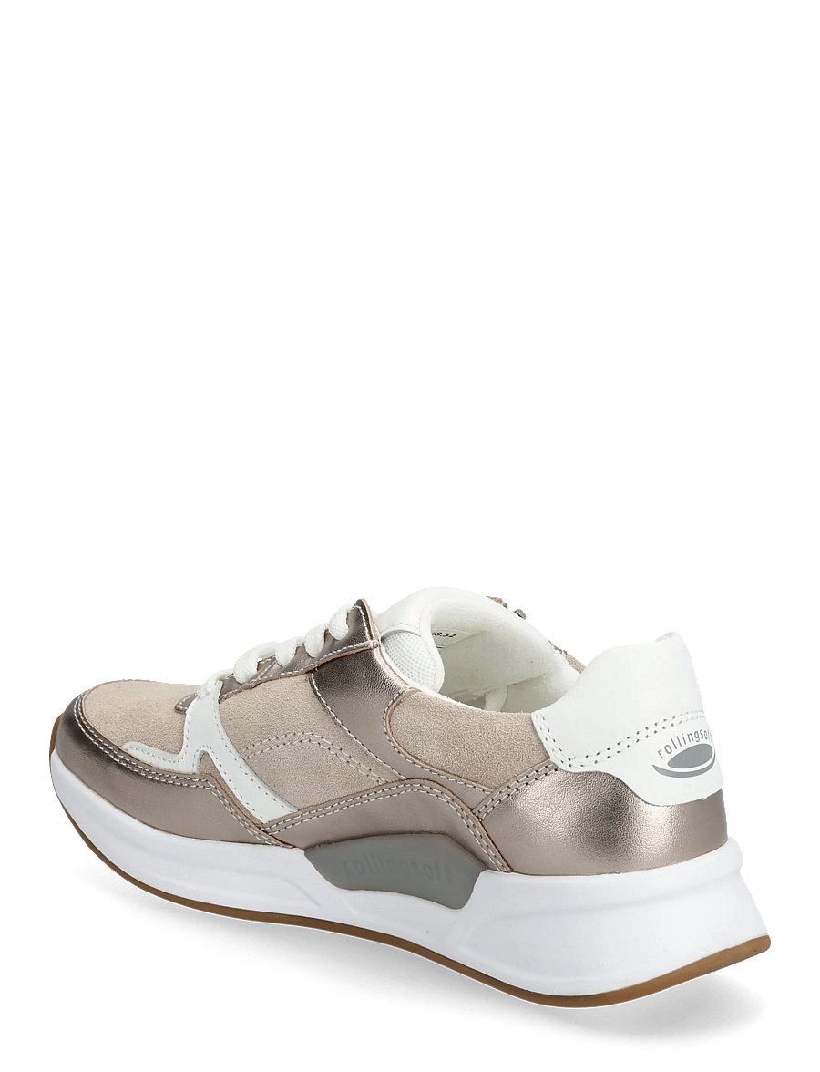 Gabor - rollingsoft sneaker - madala säärega tossud - soft gold, sand, creme - 2