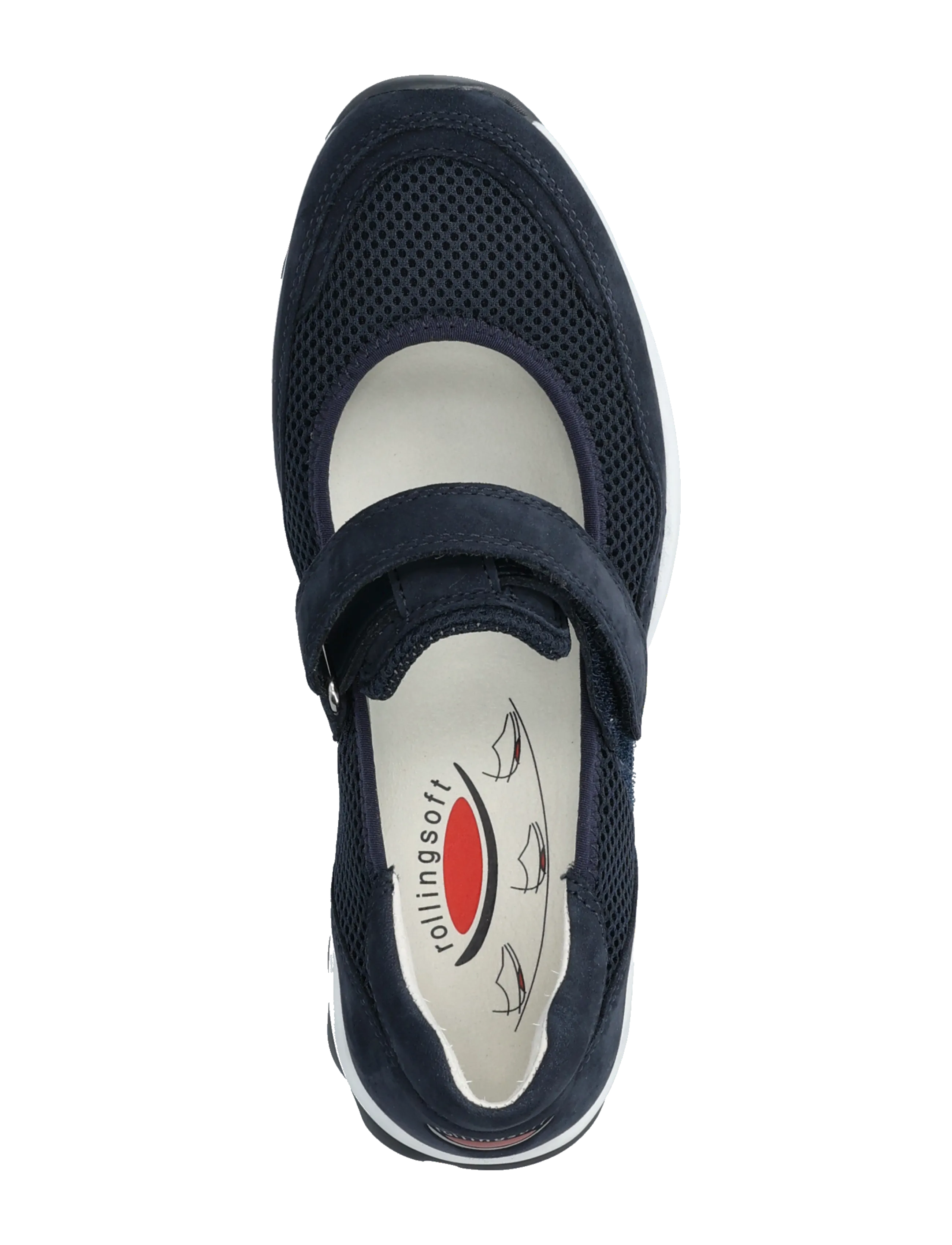 Gabor - rollingsoft Mary Jane - low top sneakers - blue - 3