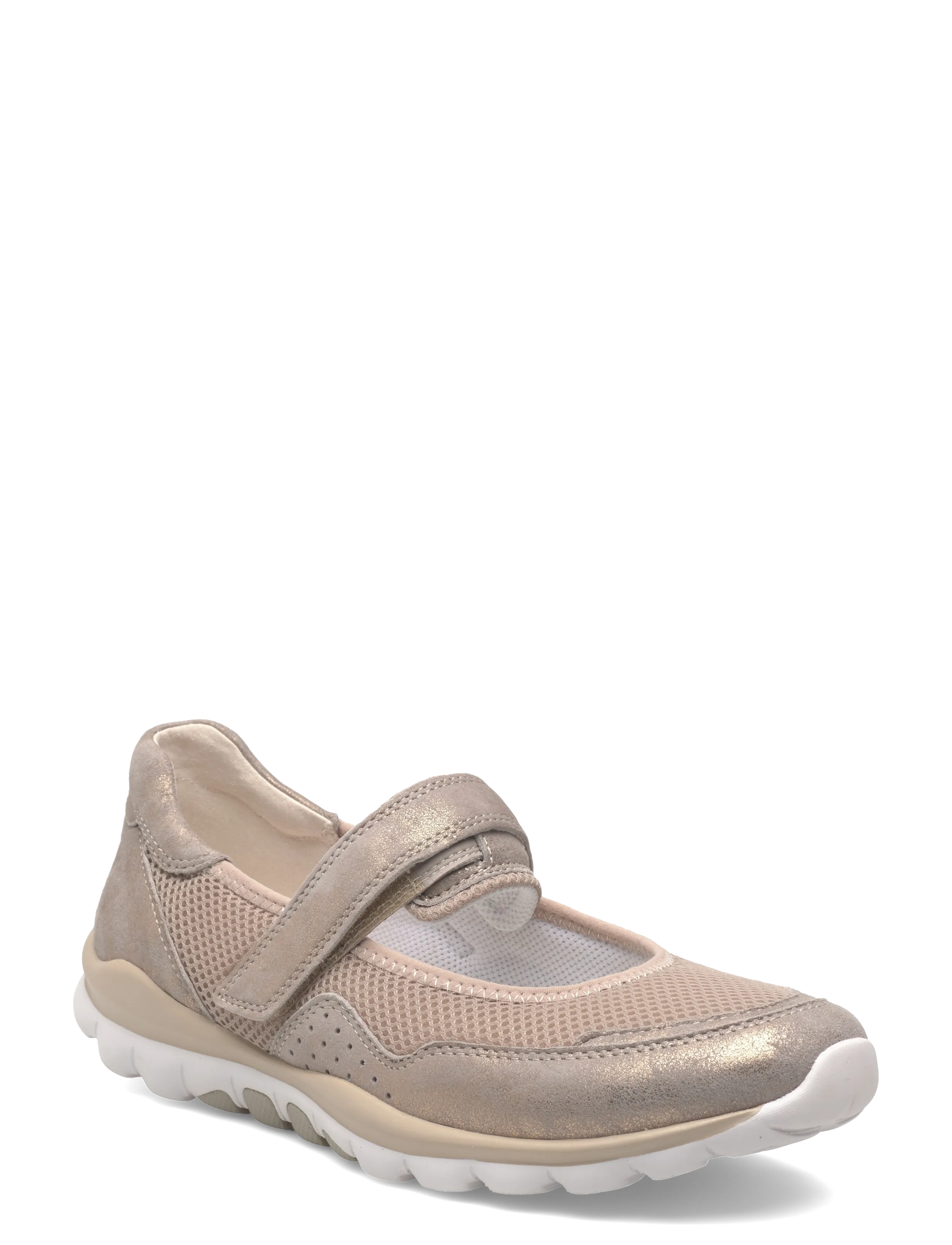 Gabor rollingsoft Mary Jane - Mary Jane shoes - SHINY TAUPE / gold