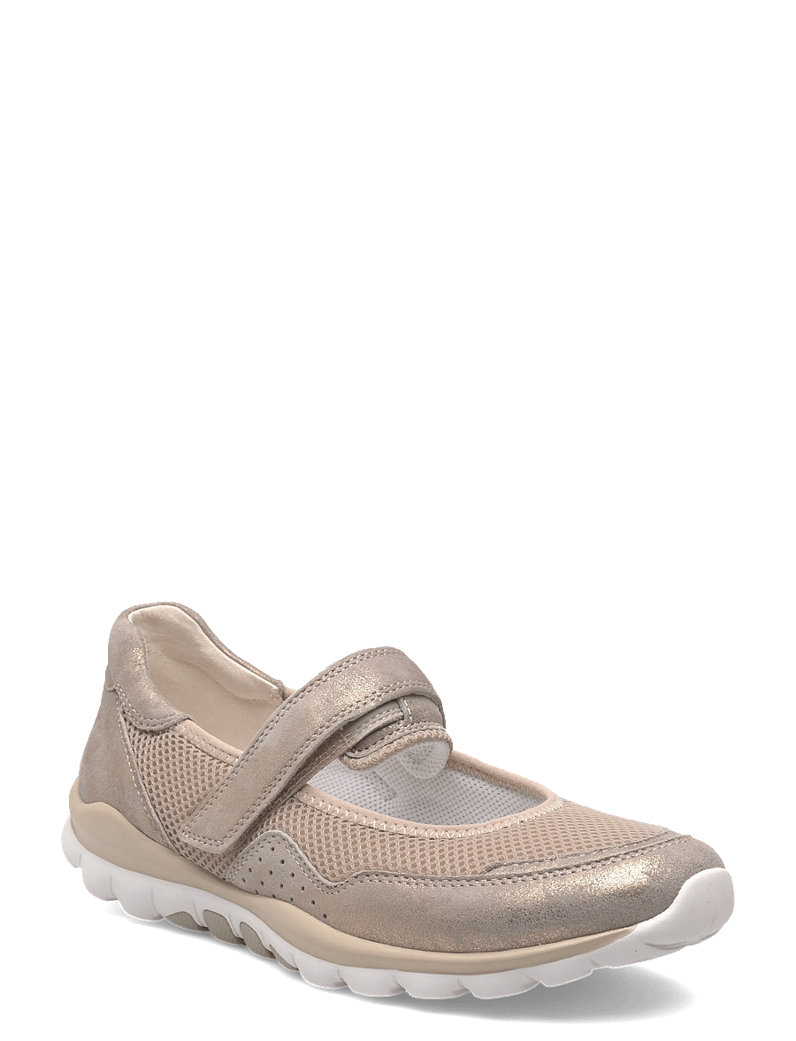 Gabor - rollingsoft Mary Jane - slip-on sneakers - shiny taupe - 0