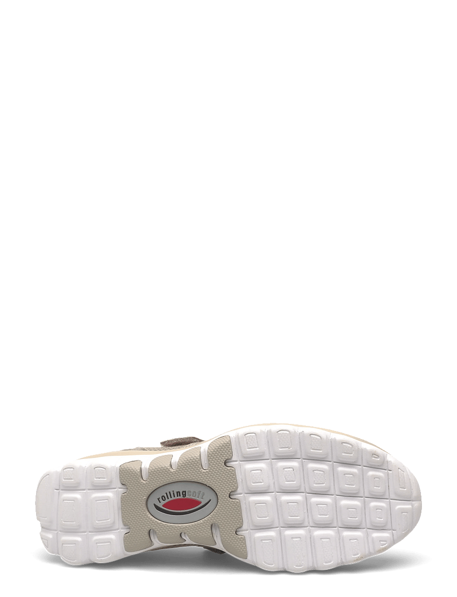 Gabor - rollingsoft Mary Jane - slip-on sneakers - shiny taupe - 4