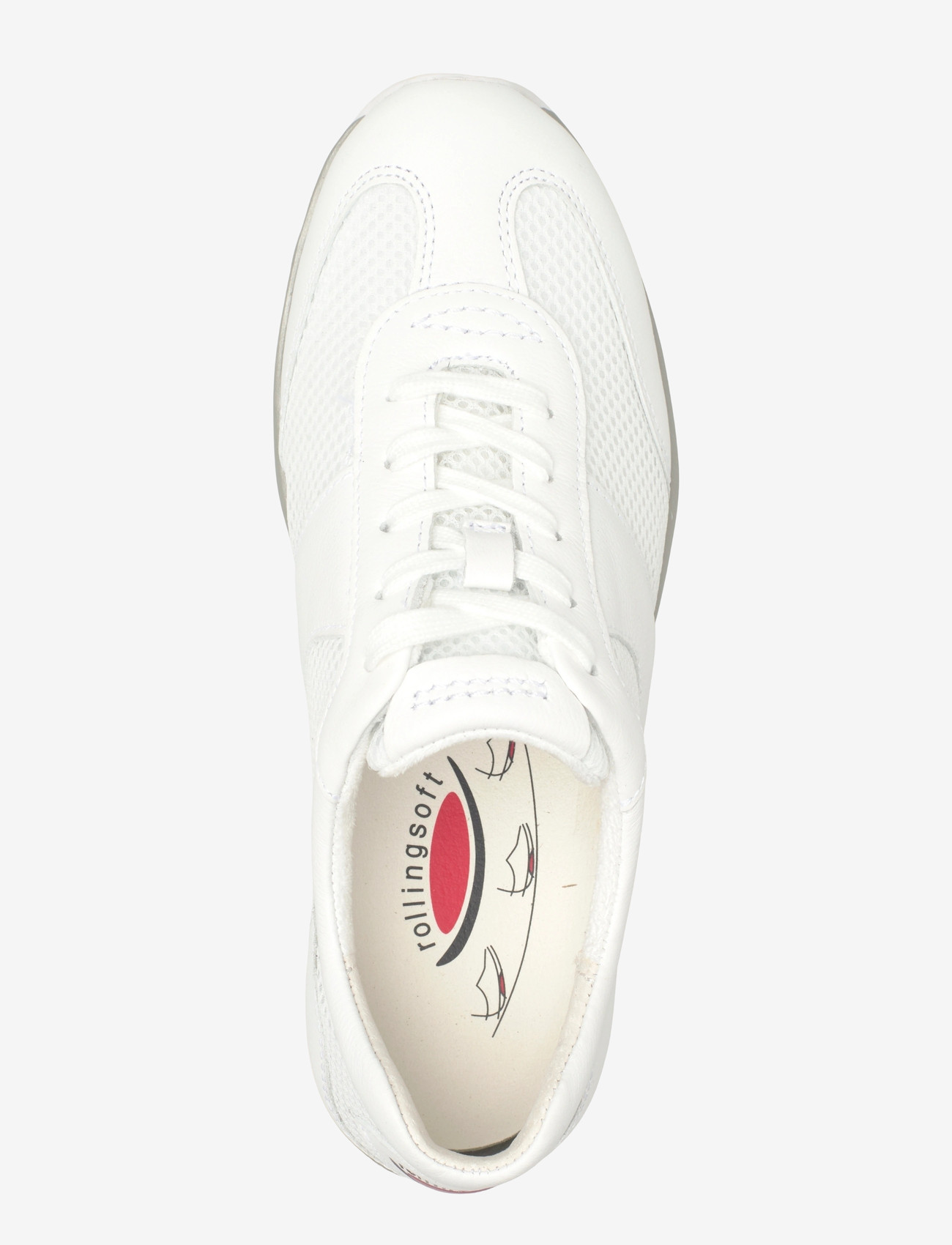 Gabor - rollingsoft sneaker - konfirmationstøj - white - 3