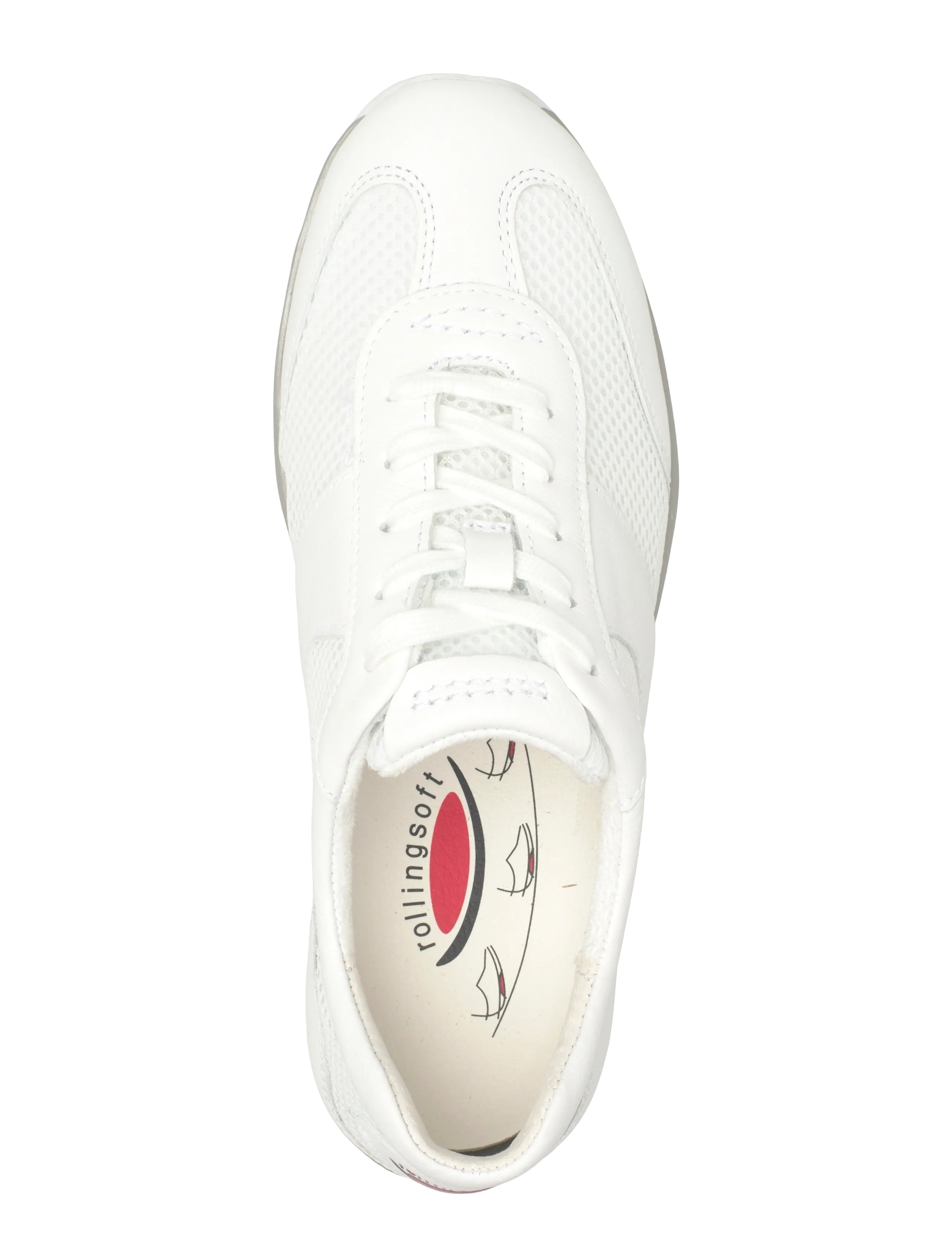 Gabor - rollingsoft sneaker - sneaker - white - 3