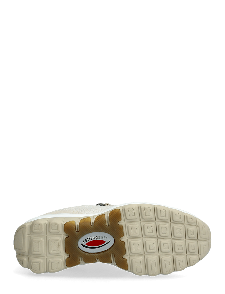 Gabor - rollingsoft sneaker - konfirmationstøj - multi cream - 4