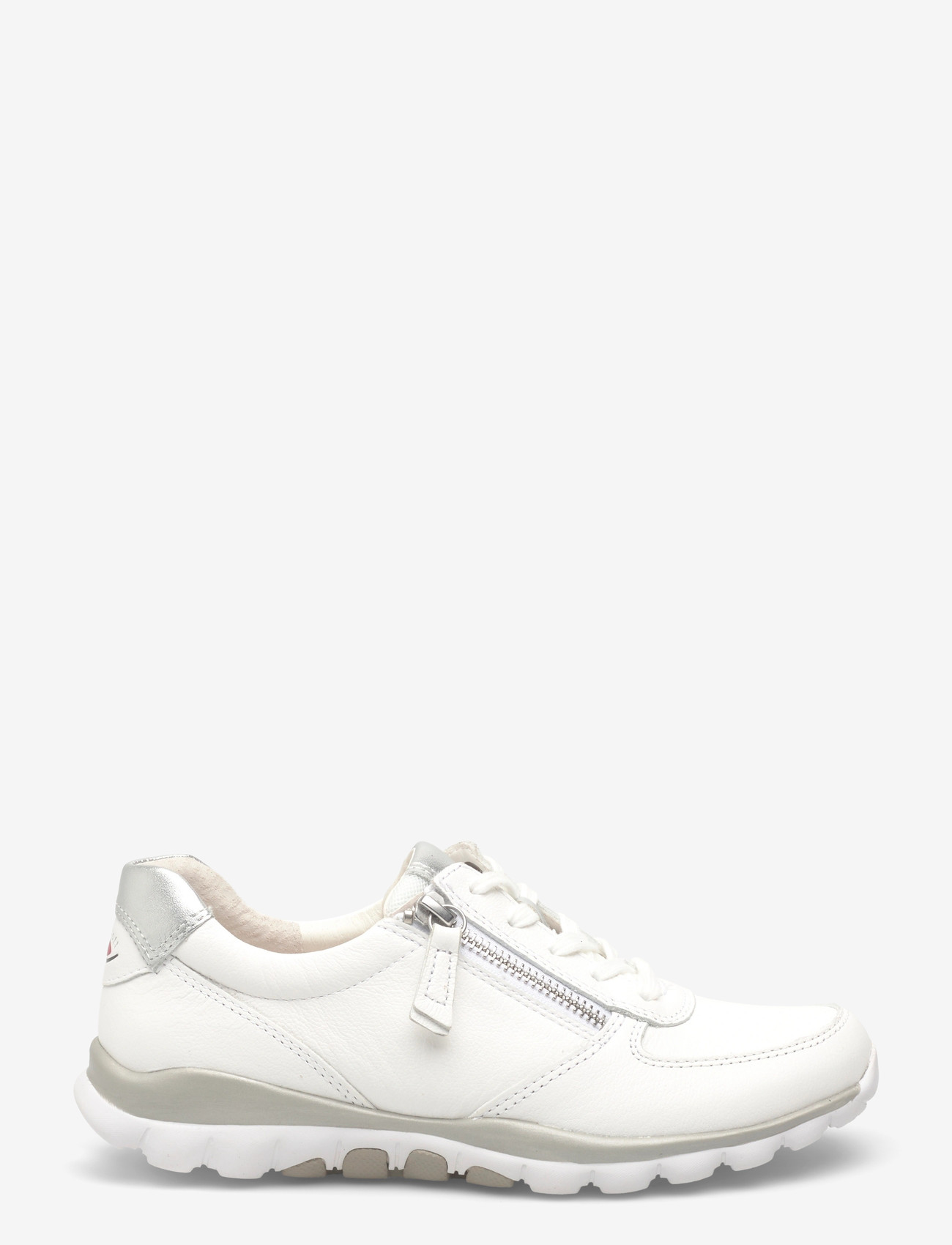 Gabor - rollingsoft sneaker - konfirmationstøj - white, silver - 1