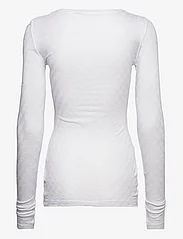 Gai+Lisva - Fermi L/S Silk Top - t-shirts met lange mouwen - white - 2