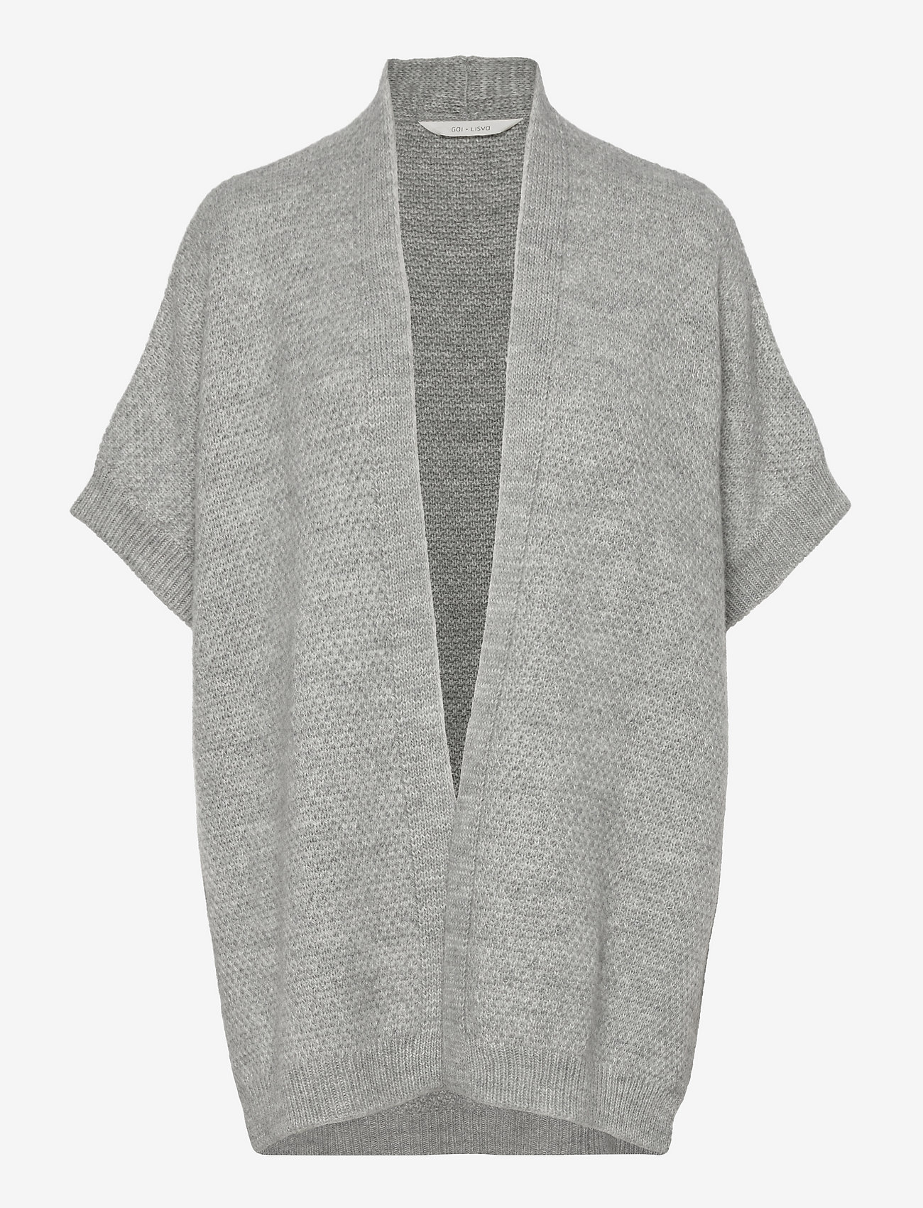 Gai+Lisva - Irma Knit Vest - grey melange - 0