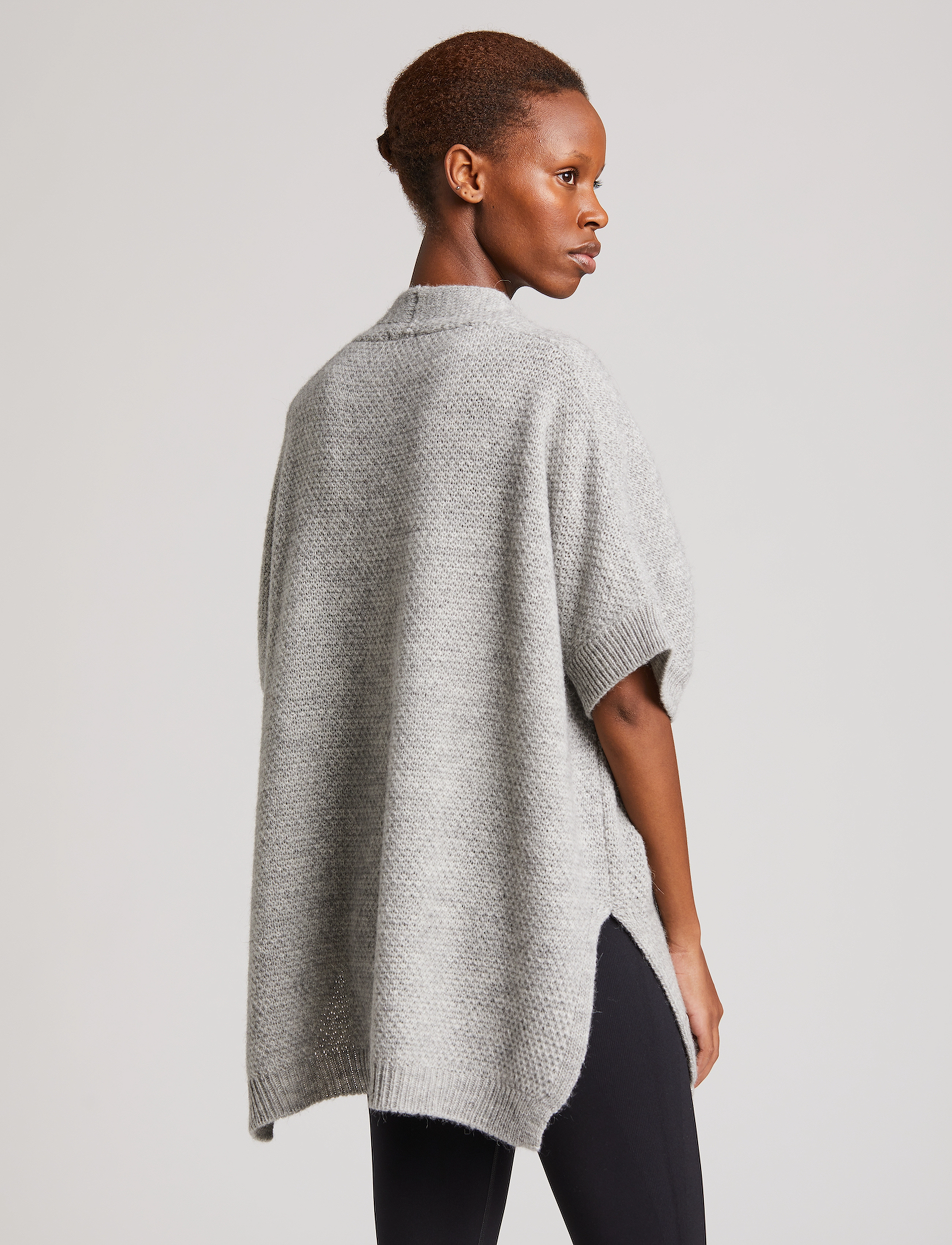 Gai+Lisva - Irma Knit Vest - grey melange - 5