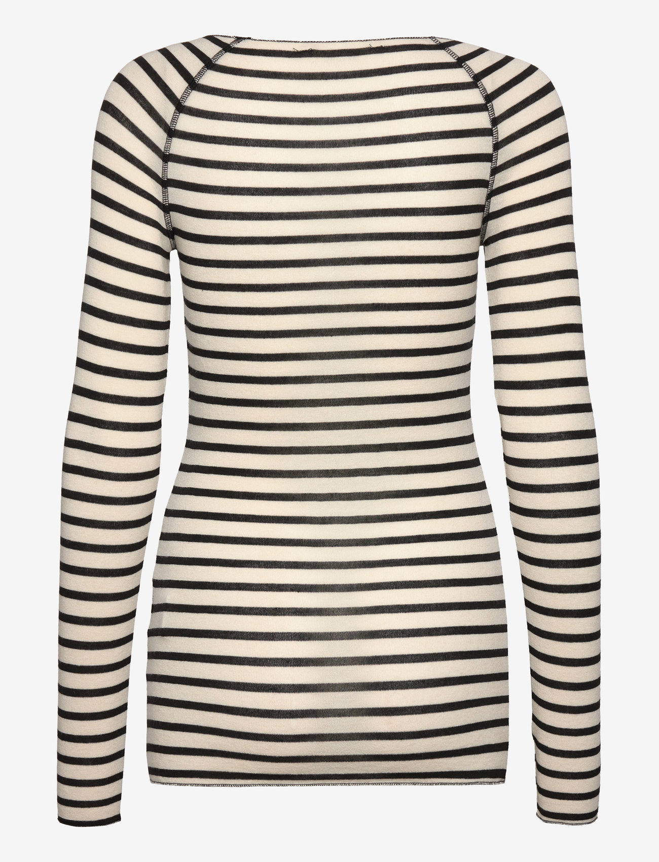 Gai+Lisva - Amalie L/S Sailor Wool Top - langärmlige tops - ecru sailor stripe - 2