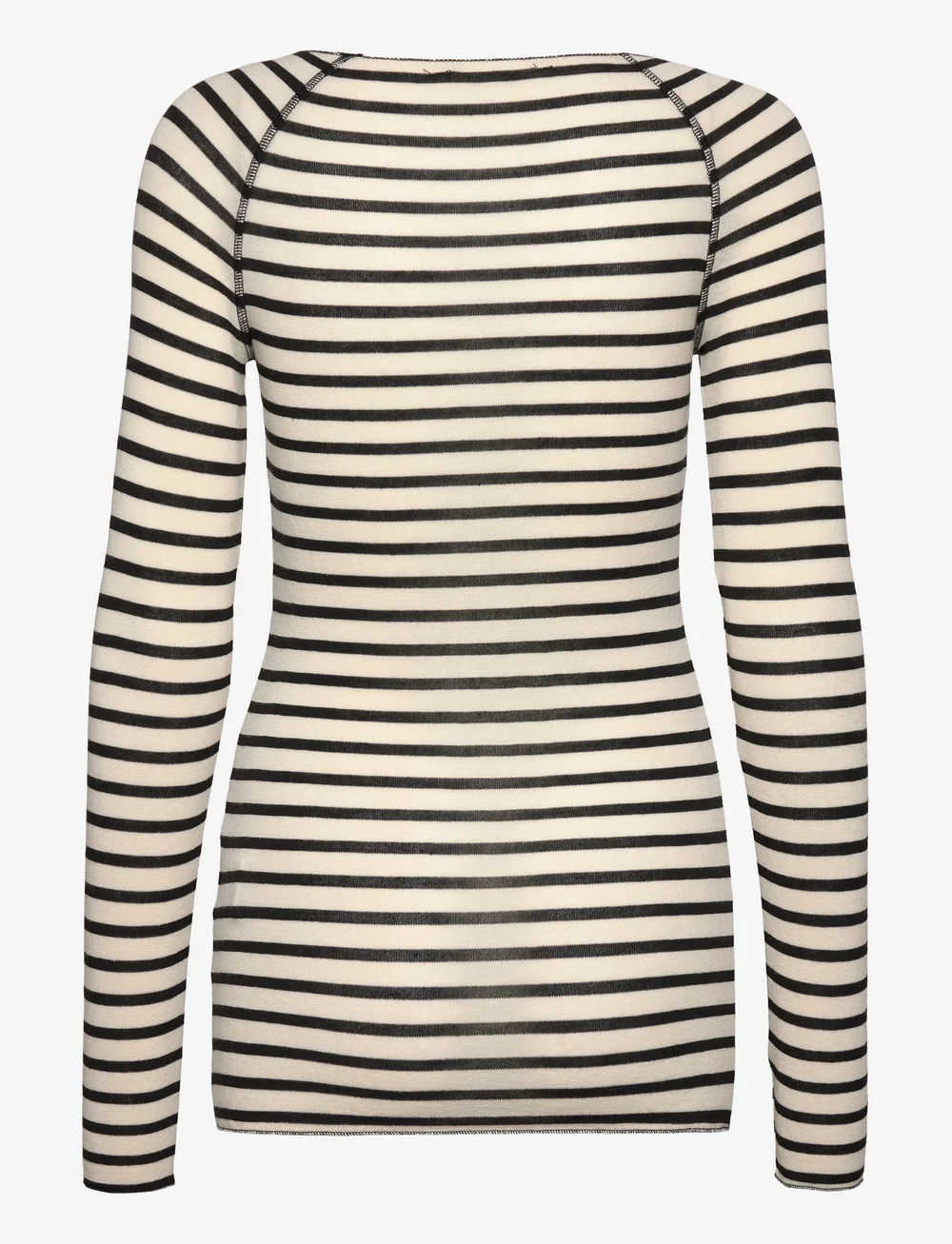 Gai+Lisva - Amalie L/S Sailor Wool Top - pikkade varrukatega alussärgid - ecru sailor stripe - 2