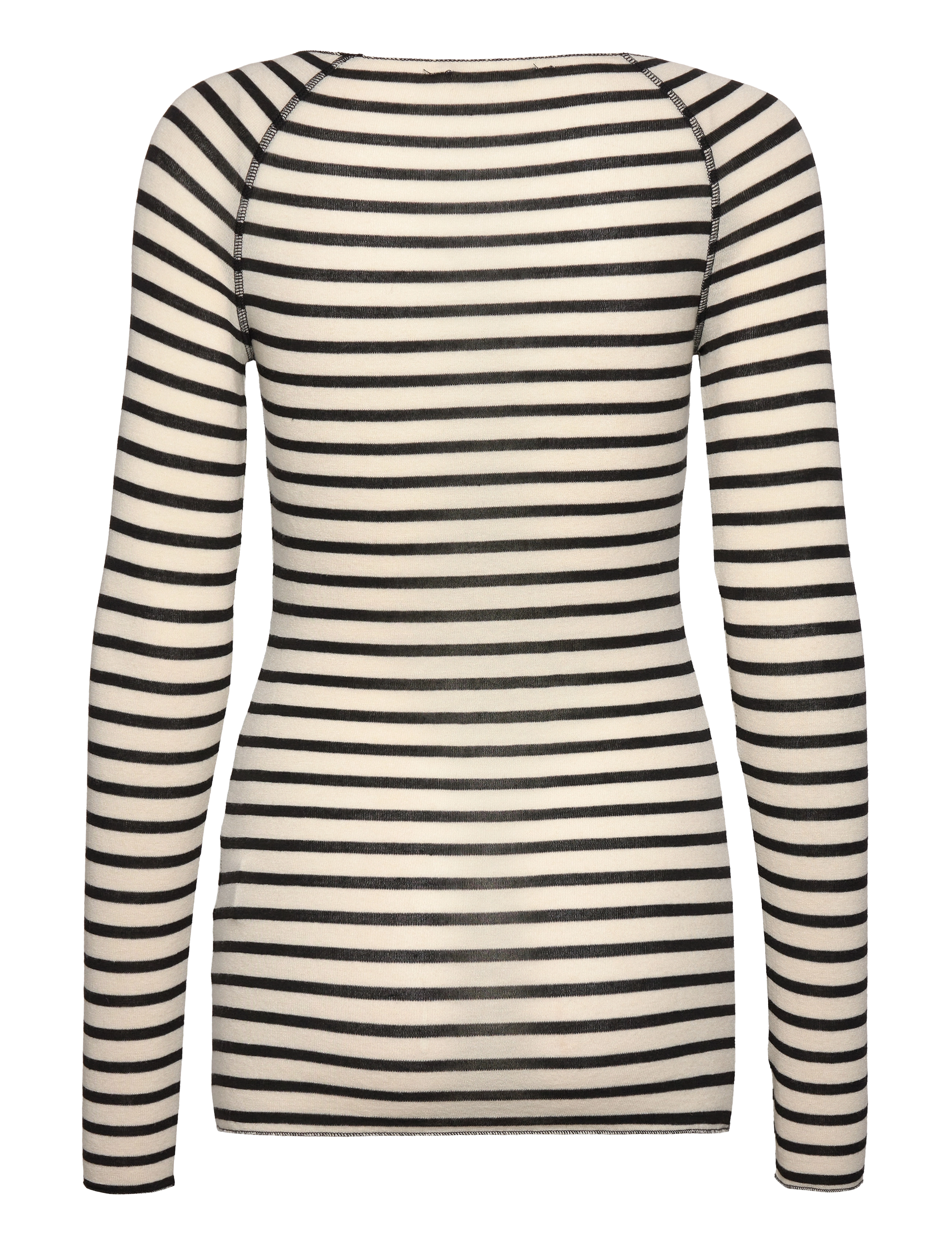 Gai+Lisva - Amalie L/S Sailor Wool Top - t-shirts met lange mouwen - ecru sailor stripe - 2