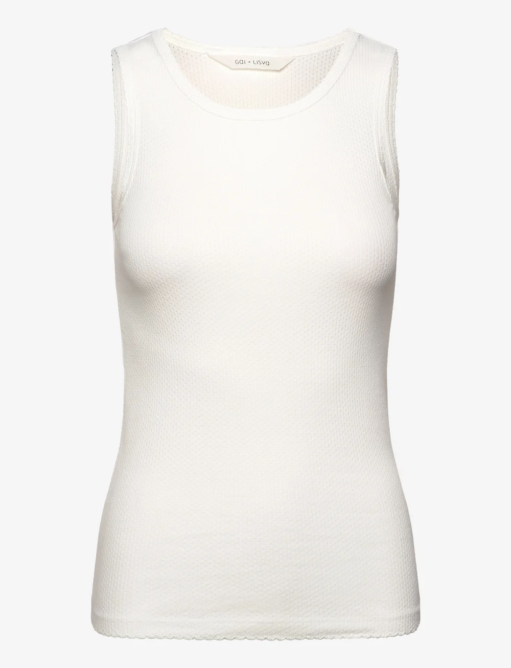 Gai+Lisva - Mille S´less Cotton Top GOTS 243975 - Ärmellose tops - white - 1