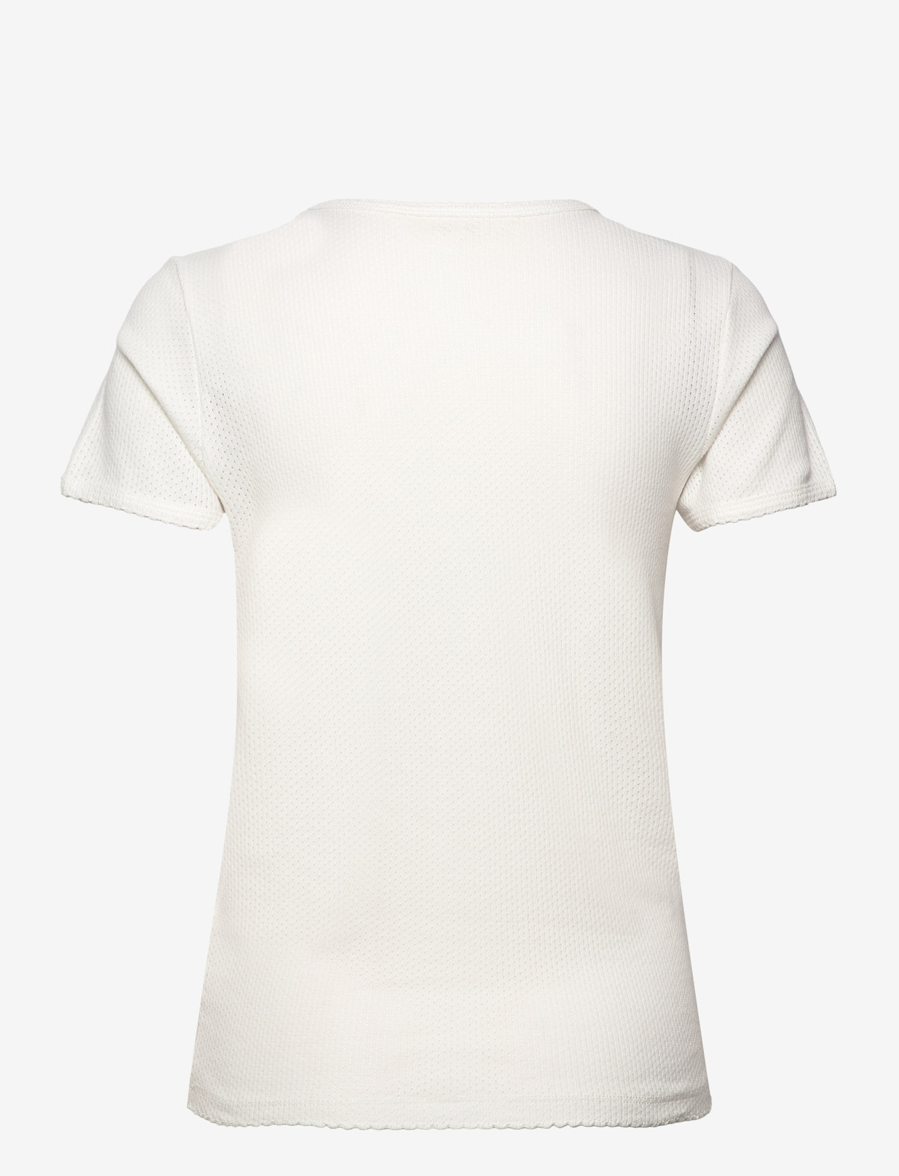 Gai+Lisva - Chrisstine Short Sleeve Cotton Top - t-shirts - white - 2
