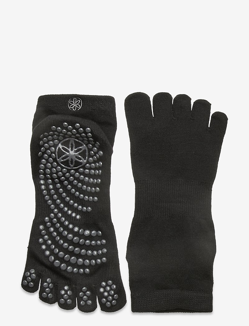 Gaiam - GAIAM GREY GRIPPY YOGA SOCKS - yogasokken - black - 0