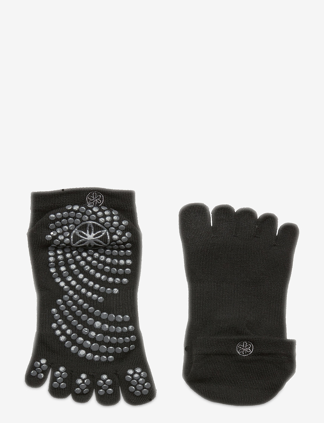 Gaiam - GAIAM GREY GRIPPY YOGA SOCKS - chaussettes de yoga - black - 1