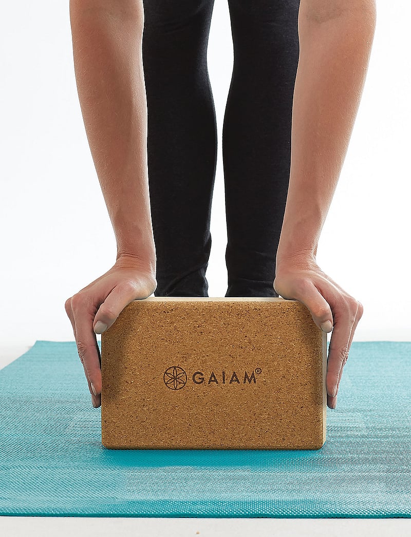 Gaiam - GAIAM CORK BRICK - klocki i taśmy do jogi - cork - 0