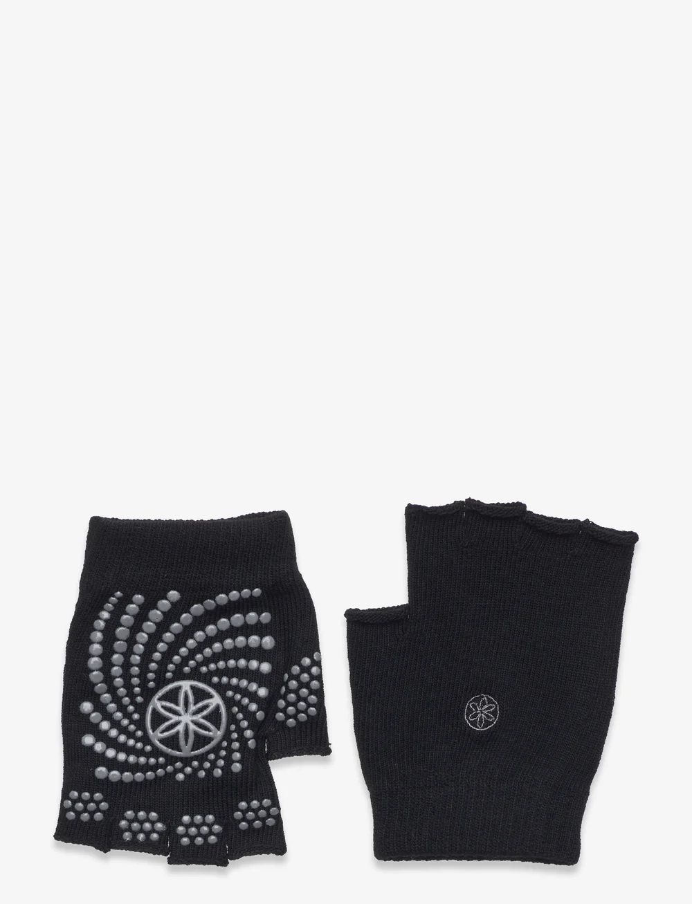 Gaiam - GAIAM GREY GRIPPY YOGA GLOVES - yogaudstyr - black - 0