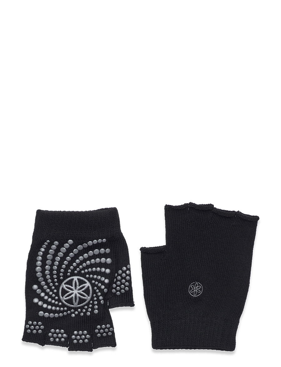 Gaiam - GAIAM GREY GRIPPY YOGA GLOVES - sprzęt do jogi - black - 0