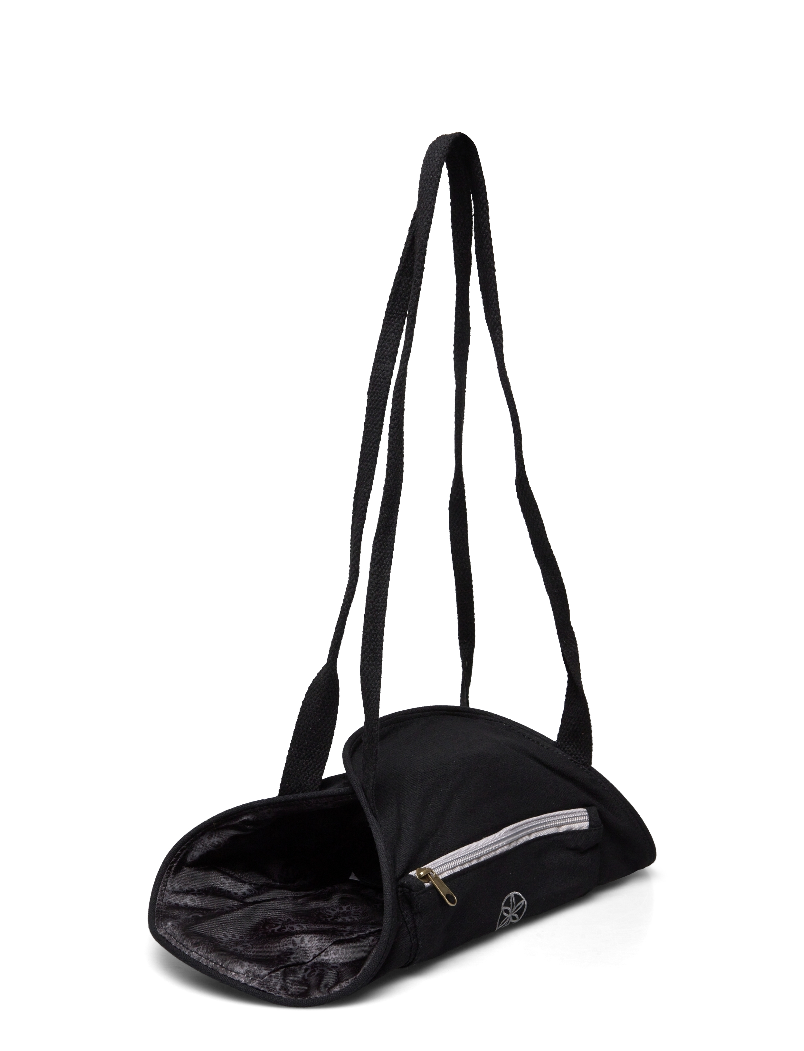 Gaiam - On-The-Go Yoga Mat Carrier Granite Storm - black - 1