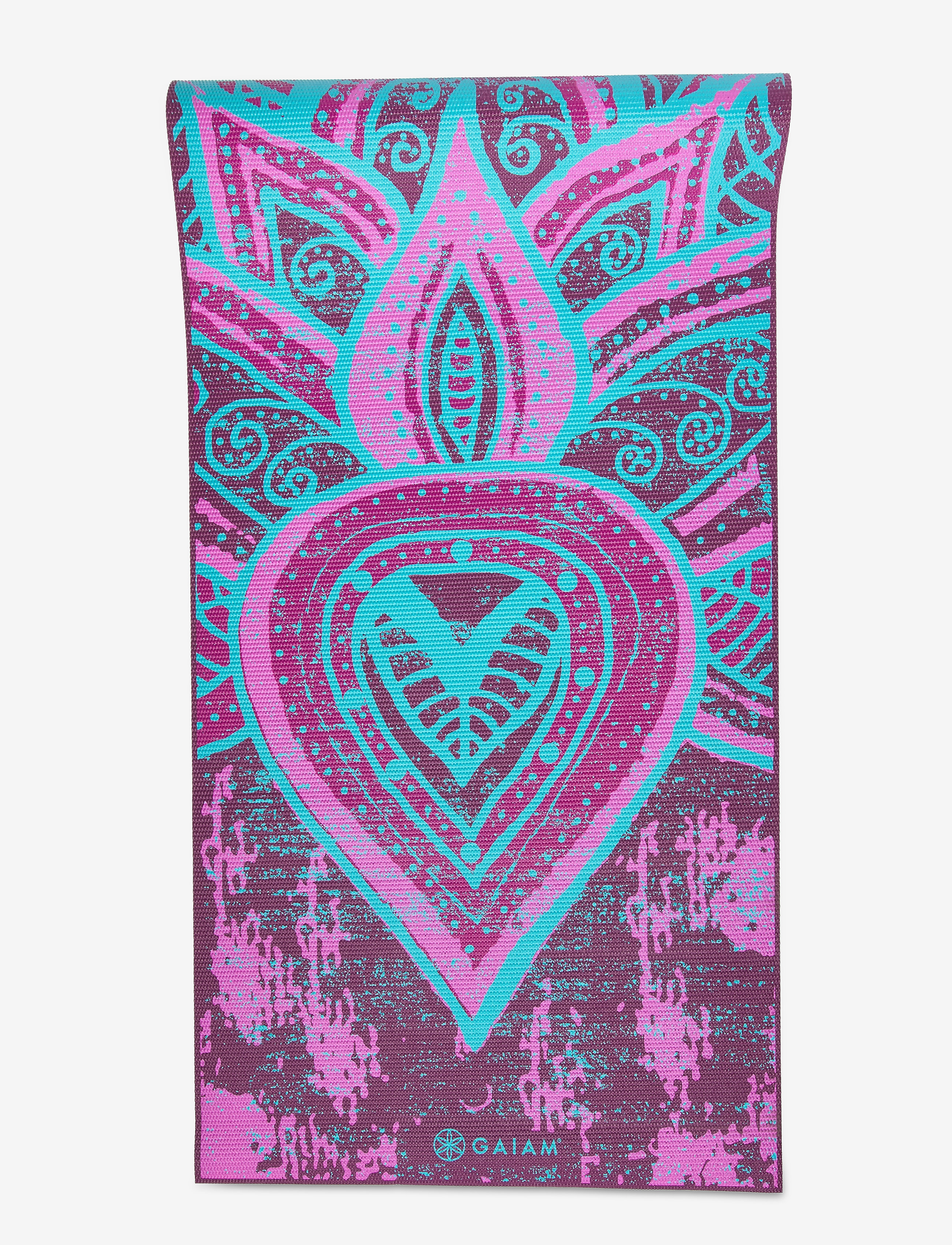 Gaiam - GAIAM BE FREE YOGA MAT 6MM PREMIUM REVERSIBLE - black - 3