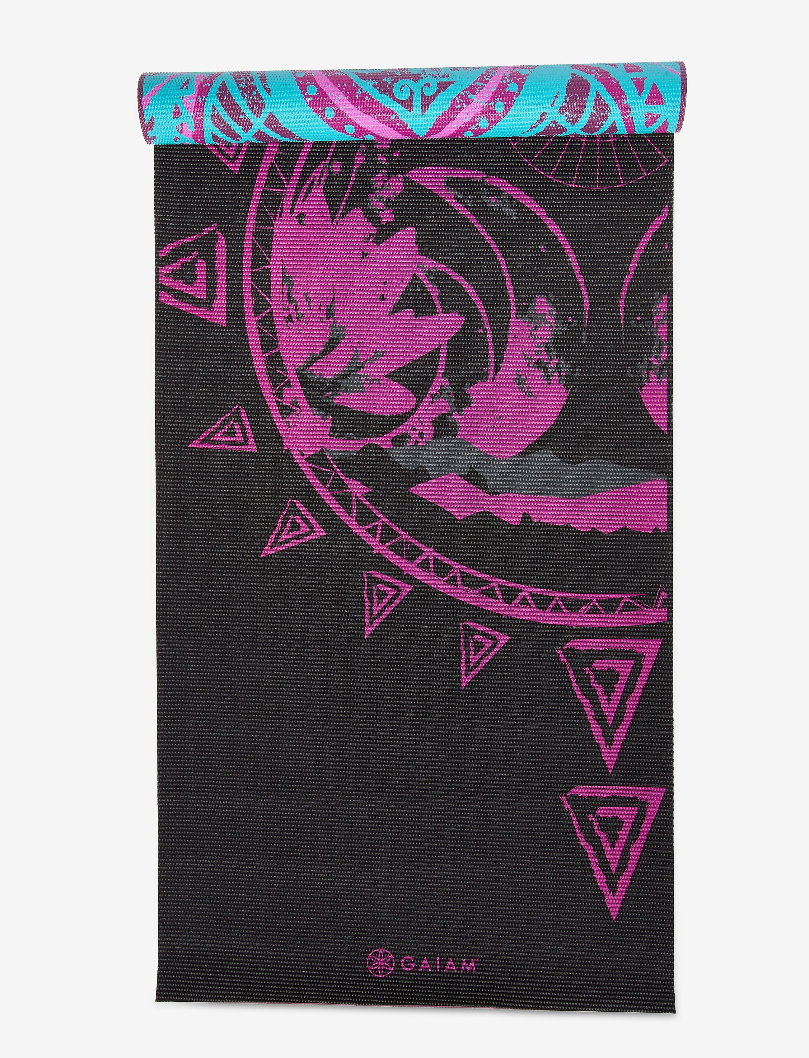 Gaiam - GAIAM BE FREE YOGA MAT 6MM PREMIUM REVERSIBLE - black - 4