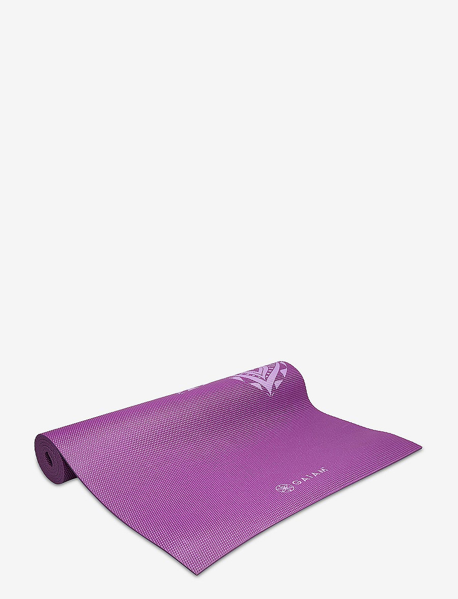 Gaiam - GAIAM PURPLE MANDALA YOGA MAT 6MM PREMIUM - trainingsmatten & zubehör - purple - 0