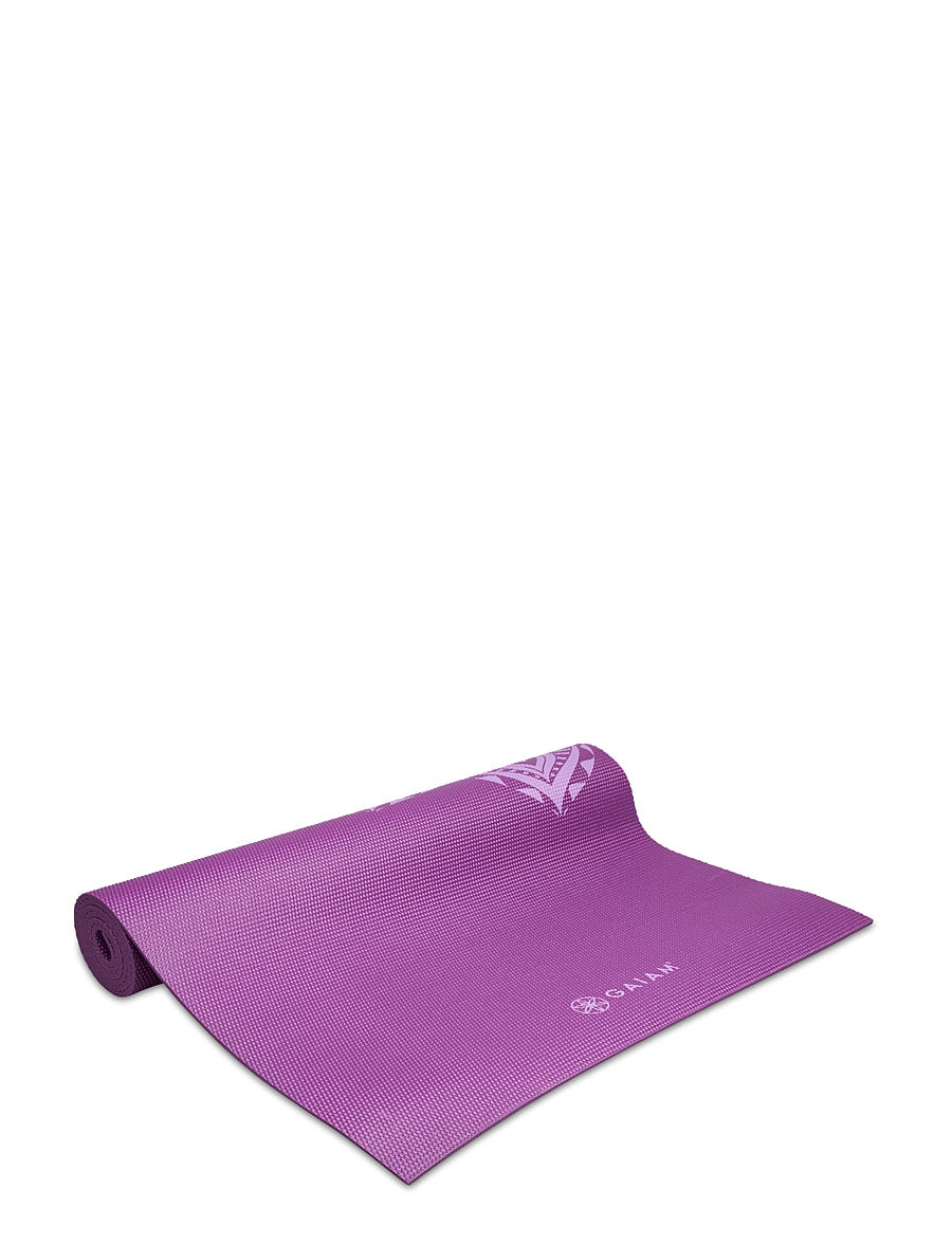 Gaiam - GAIAM PURPLE MANDALA YOGA MAT 6MM PREMIUM - træningsmåtter & tilbehør - purple - 0