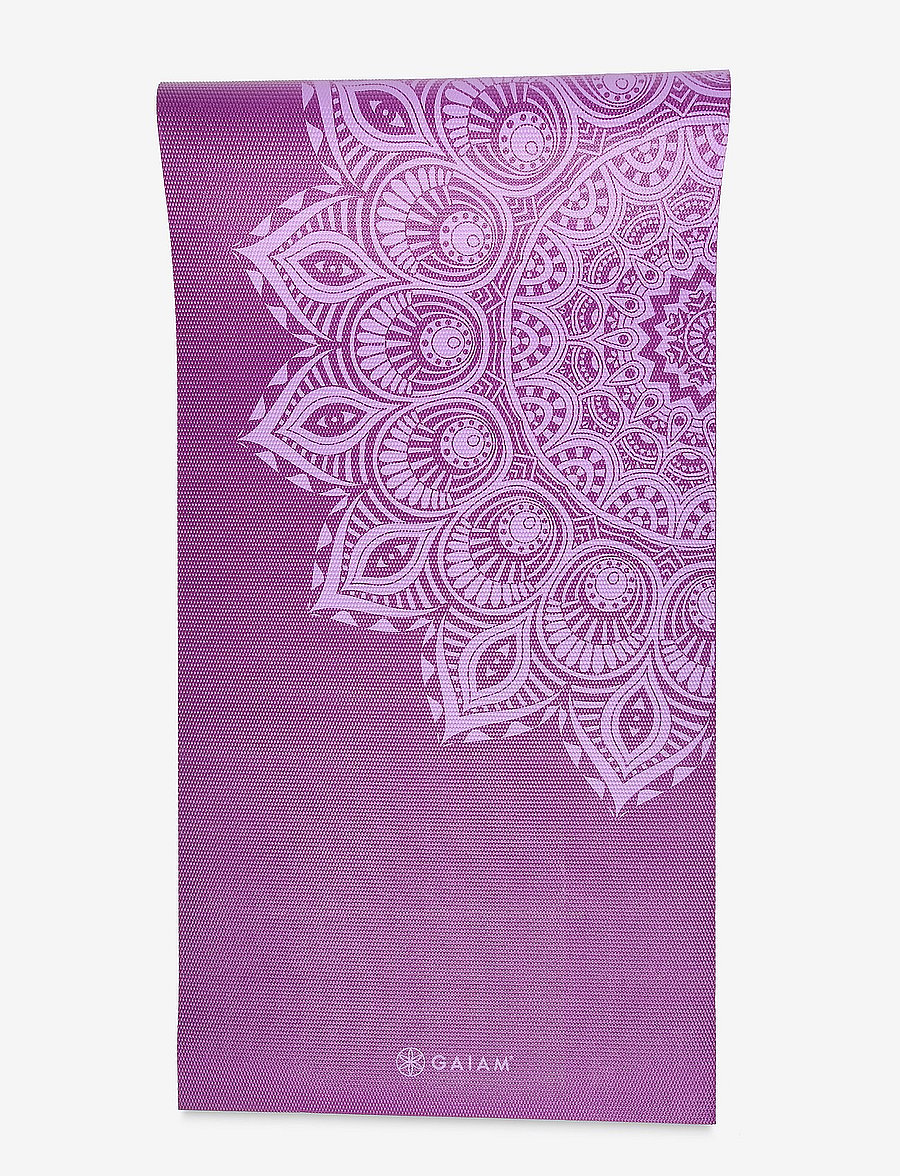 Gaiam - GAIAM PURPLE MANDALA YOGA MAT 6MM PREMIUM - trainingsmatten & zubehör - purple - 2