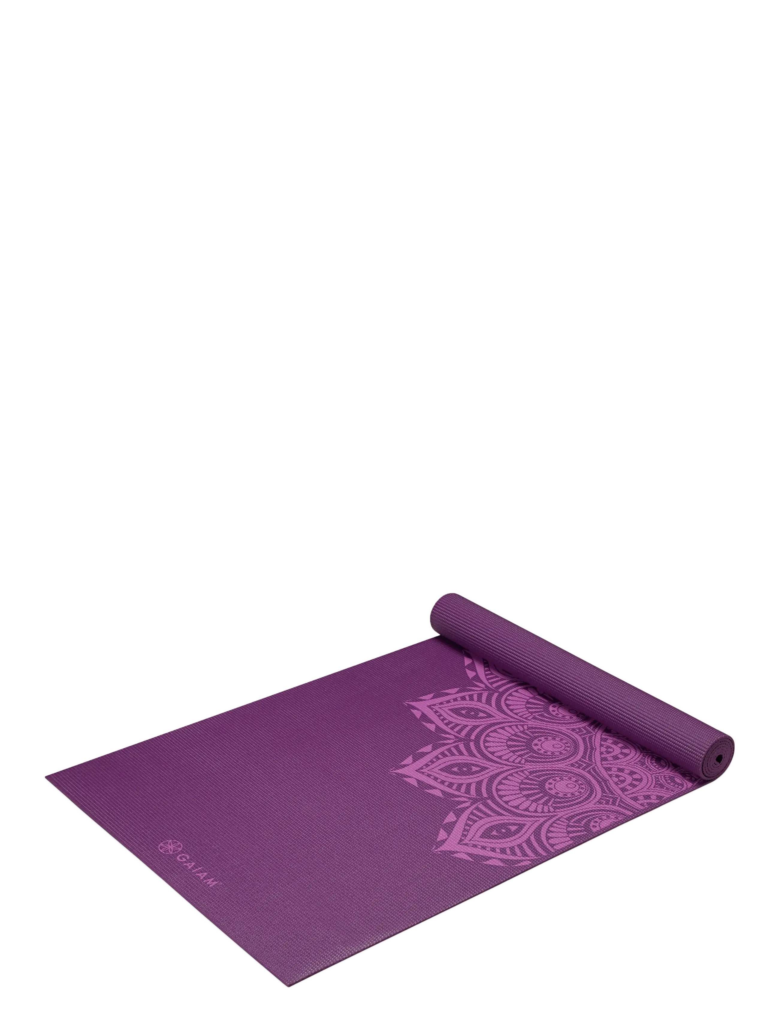 Gaiam - GAIAM PURPLE MANDALA YOGA MAT 6MM  PREMIUM - joogamatid ja tarvikud - purple - 3