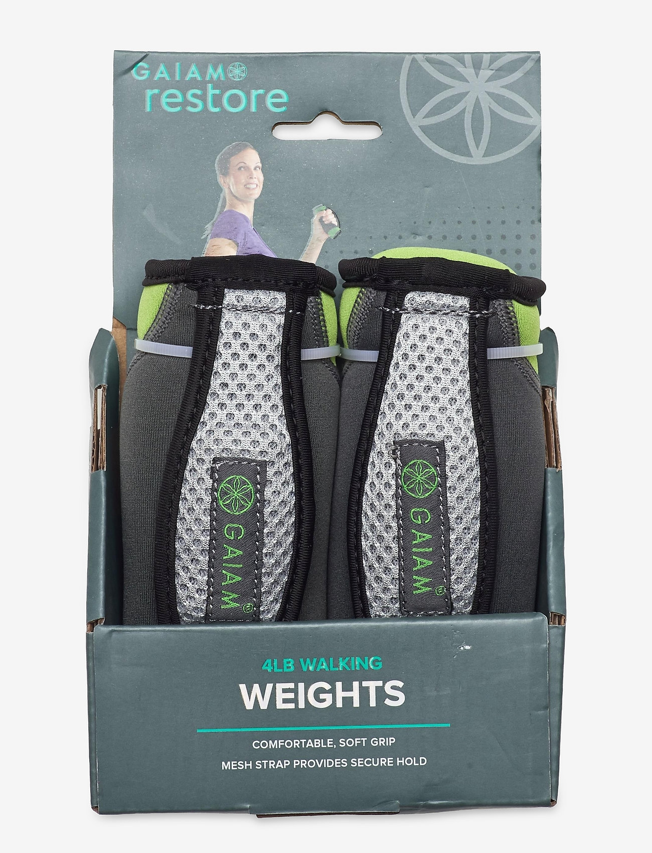 Gaiam - GAIAM RESTORE WALKING WEIGHTS 4LB SET - multi - 0
