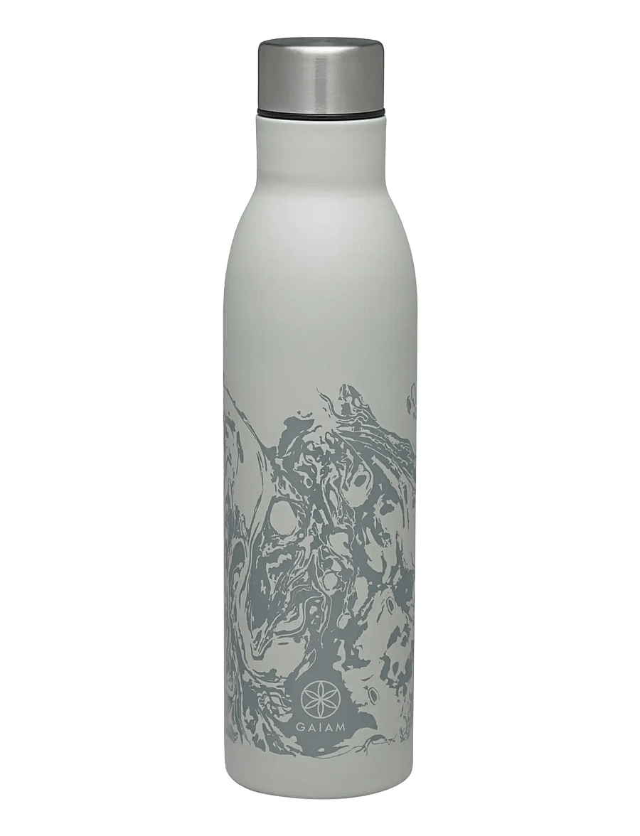 Gaiam - EASY-GRIP BOTTLE 740ML LAVA - vandflasker - grey - 0