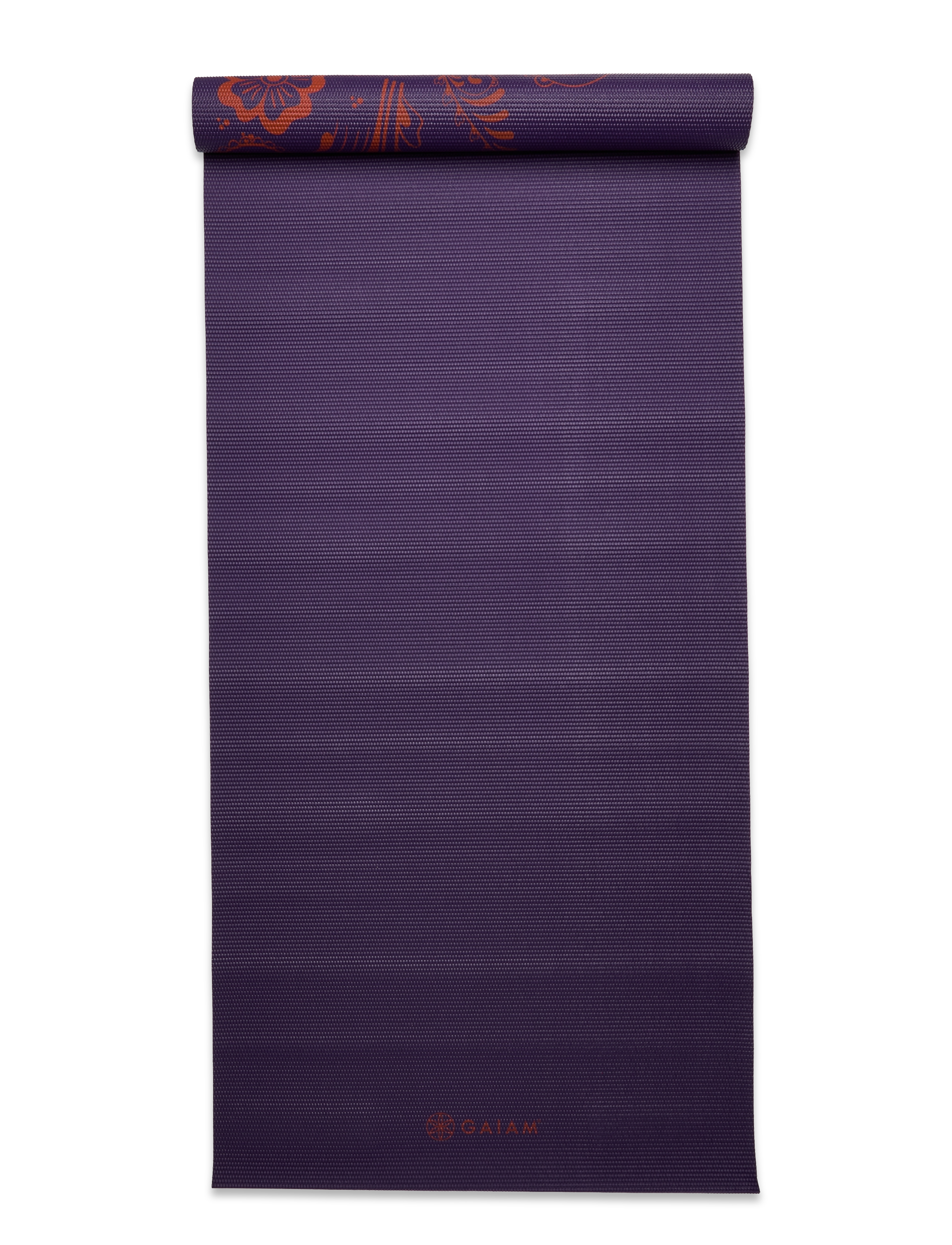 Gaiam - Aubergine Swirl Yoga Mat 6mm Premium - navy - 3