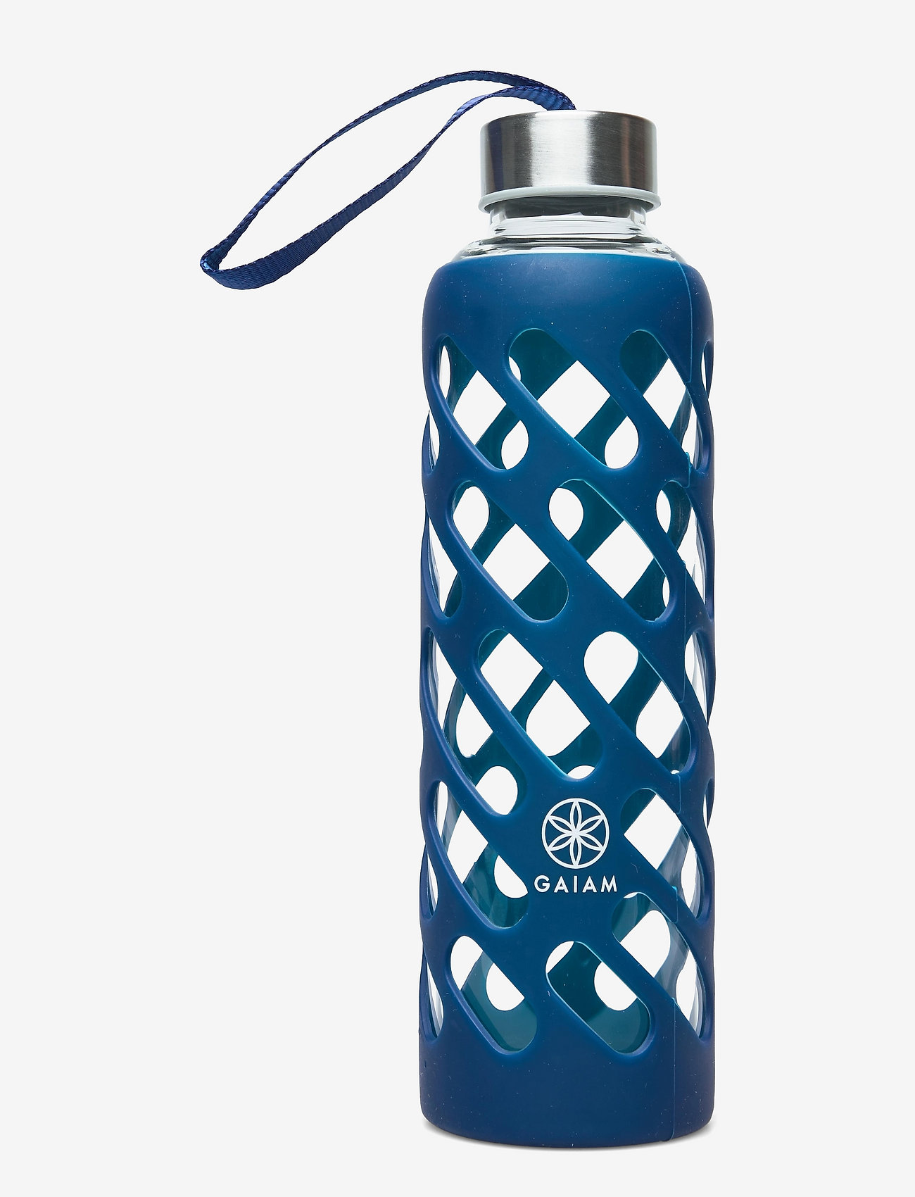 Gaiam - GAIAM 20-OZ. SURE-GRIP WATER BOTTLE DENIM GLASS - denim - 0