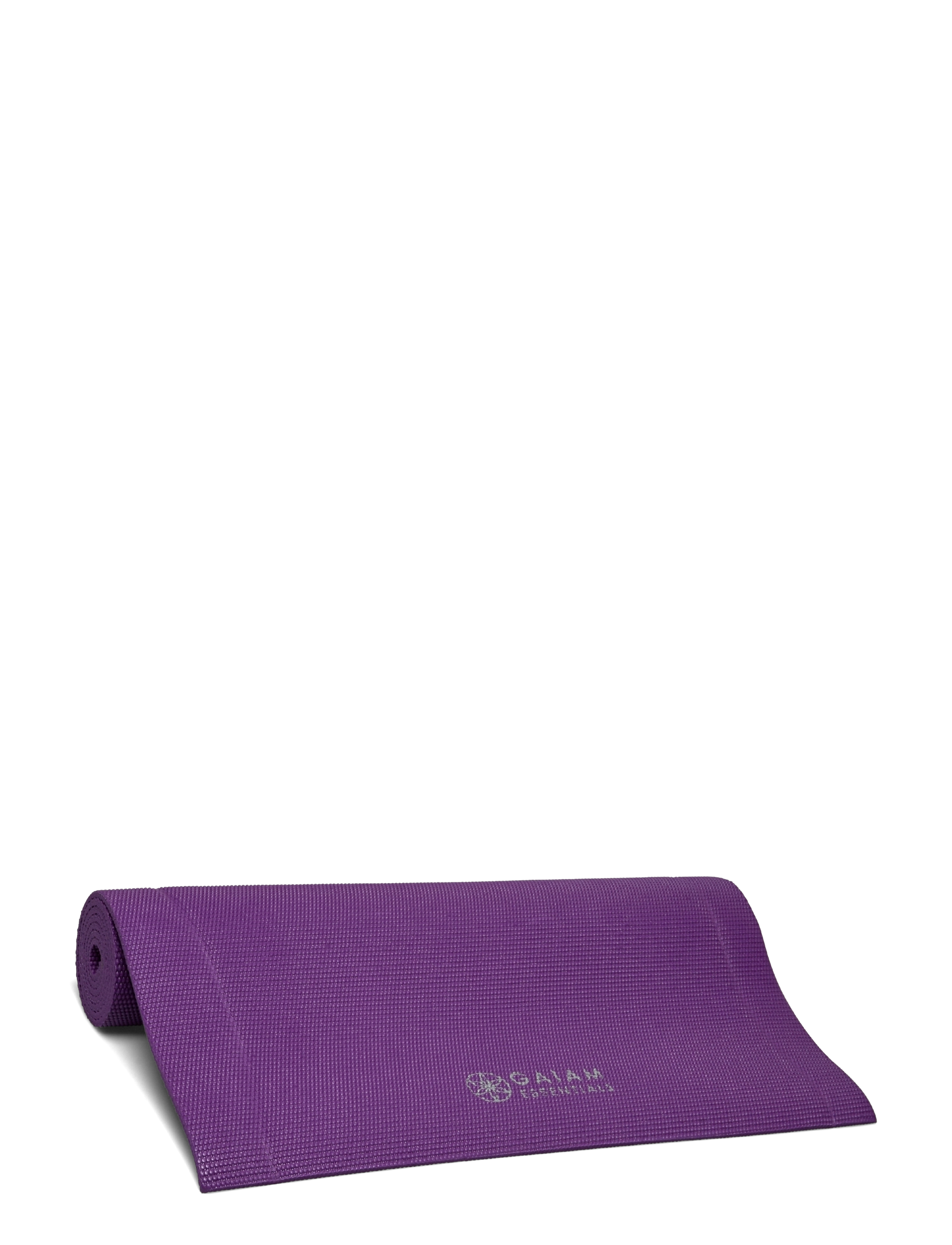 Gaiam - Gaiam Essentials Yoga Mat Purple 6mm - purple - 1