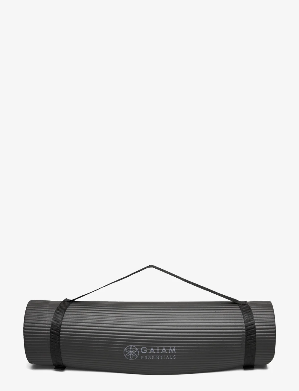Gaiam Gaiam Essentials Fitness Mat Black 10mm Exercise mats Boozt